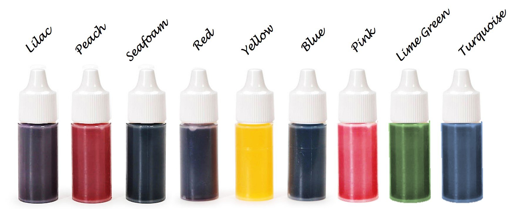 Liquid Bath Bomb Soap Dye - Natural soap Coloring Liquid Soap Colorant for DIY Bath Bomb soap Making Supplies Kit, Soap Color Craft, Slime Coloring, Handmade Soap Bath Bomb, 9 Colors, 0.30 Oz Each. - Like New