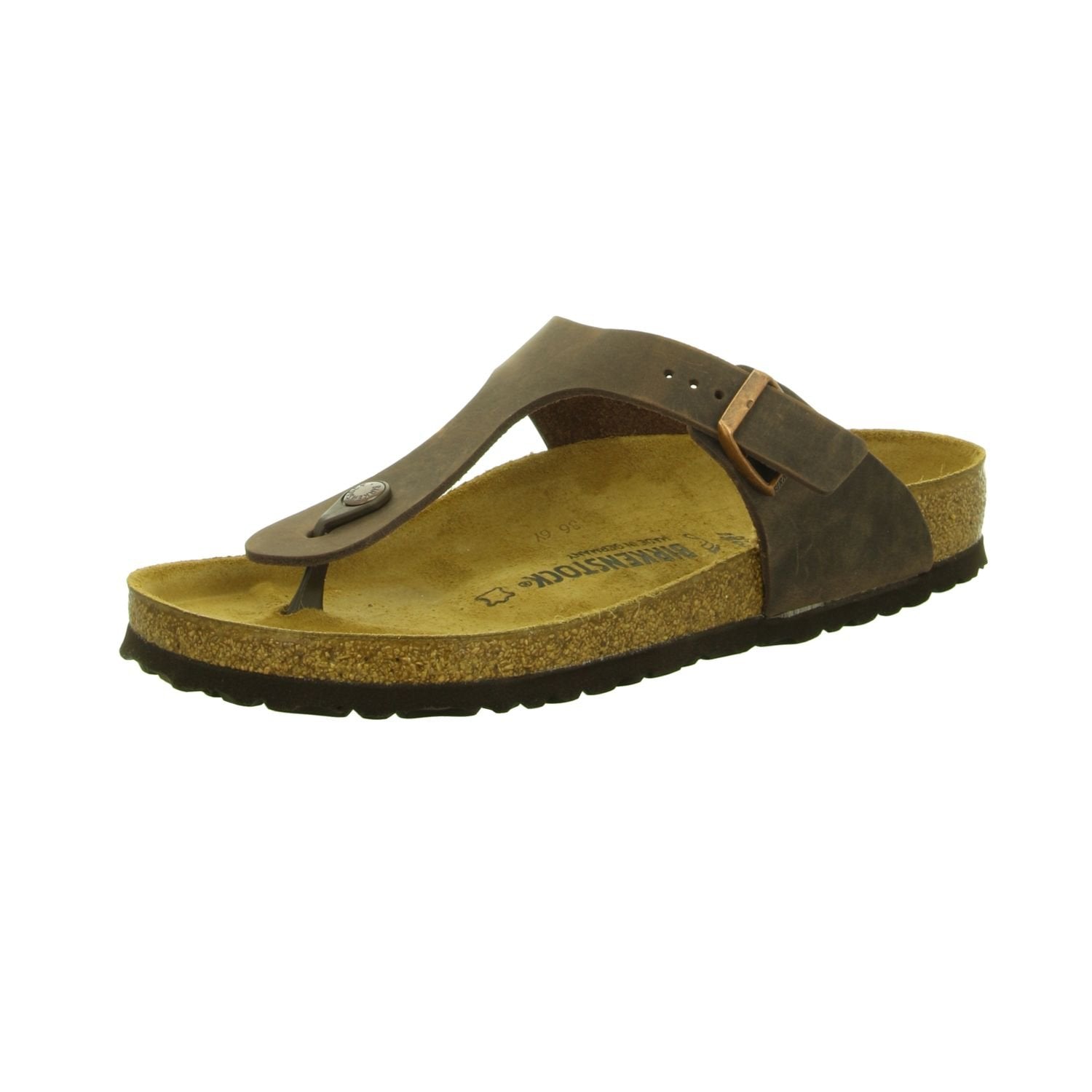 BIRKENSTOCK Gizeh Oiled Leather Habana Oiled Leather 39 (US Women's 8-8.5)