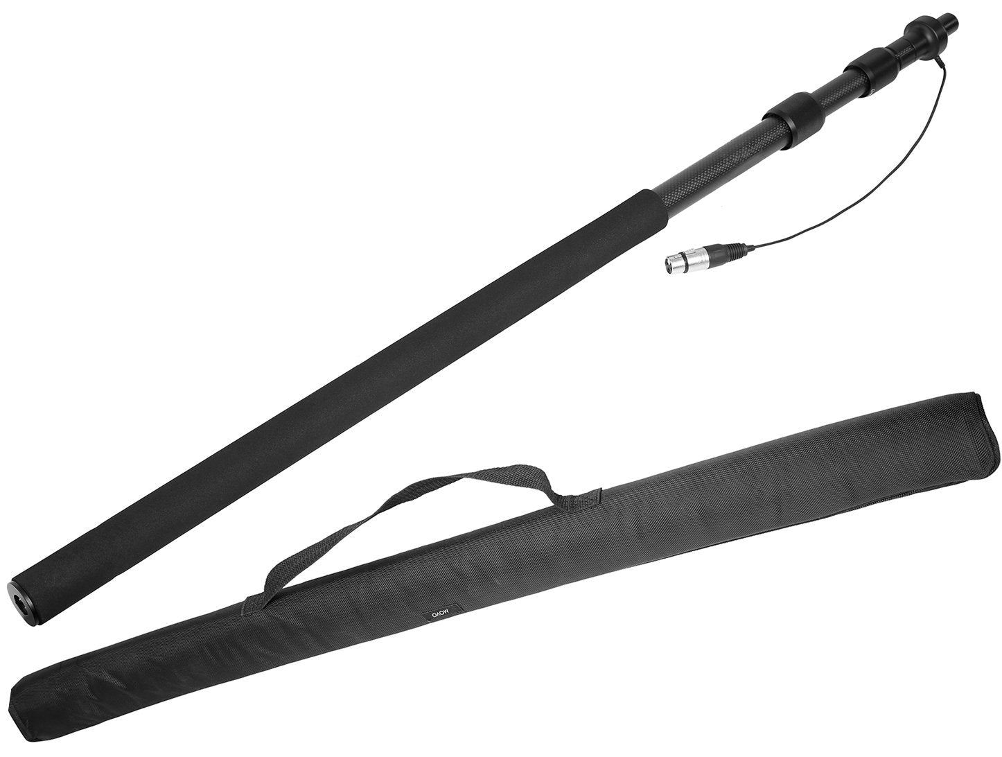 Movo CMP-25 Microphone Boom Pole with Integrated Microphone Cable for XLR Microphones - 8.2' ft Adjustable Telescoping Extension Pole - Like New