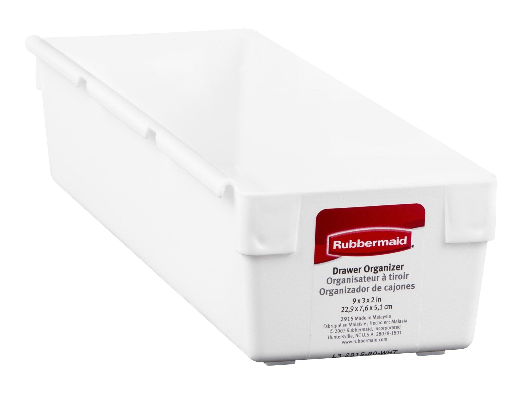 Rubbermaid 2915RDWHT 9 X 3 X 2 Drawer Organizers - Like New