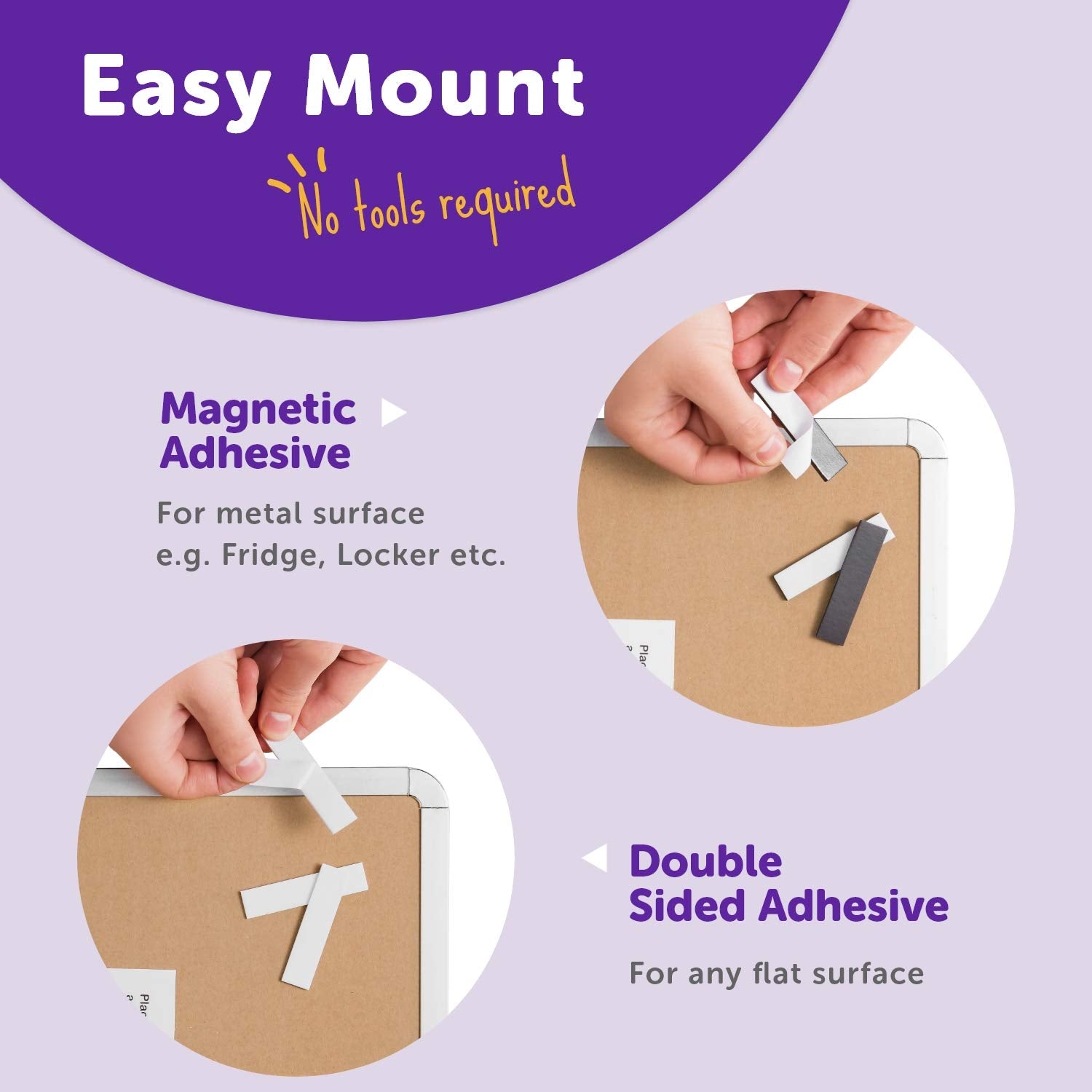 Magnetic Dry Erase Board 11" x 14". Includes Board Dudes SRX Magnetic Dry Erase Markes, 6-Pack, Assorted Colors. … - Like New