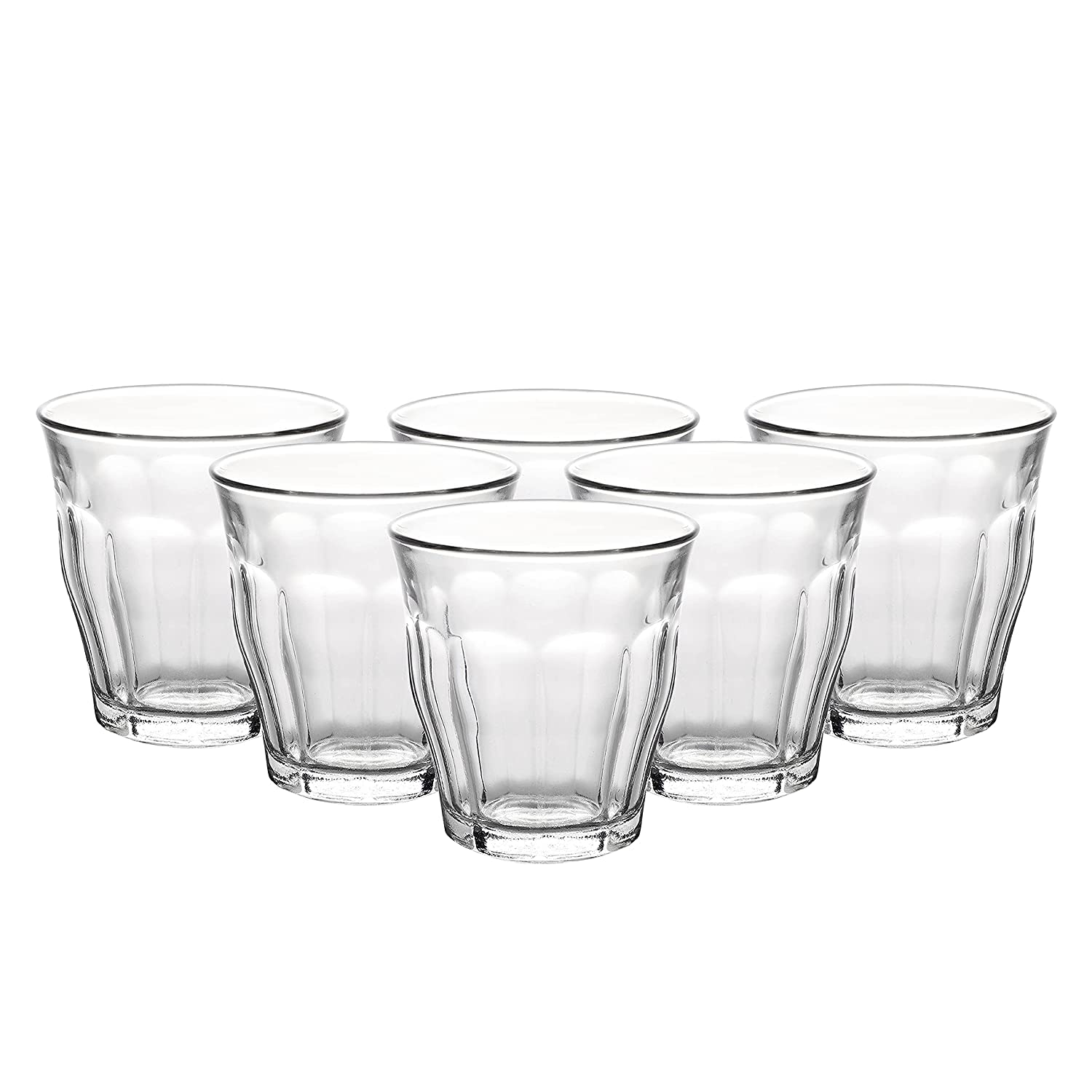 Duralex 13cl Picardie Tumbler Drinking Glasses - Like New