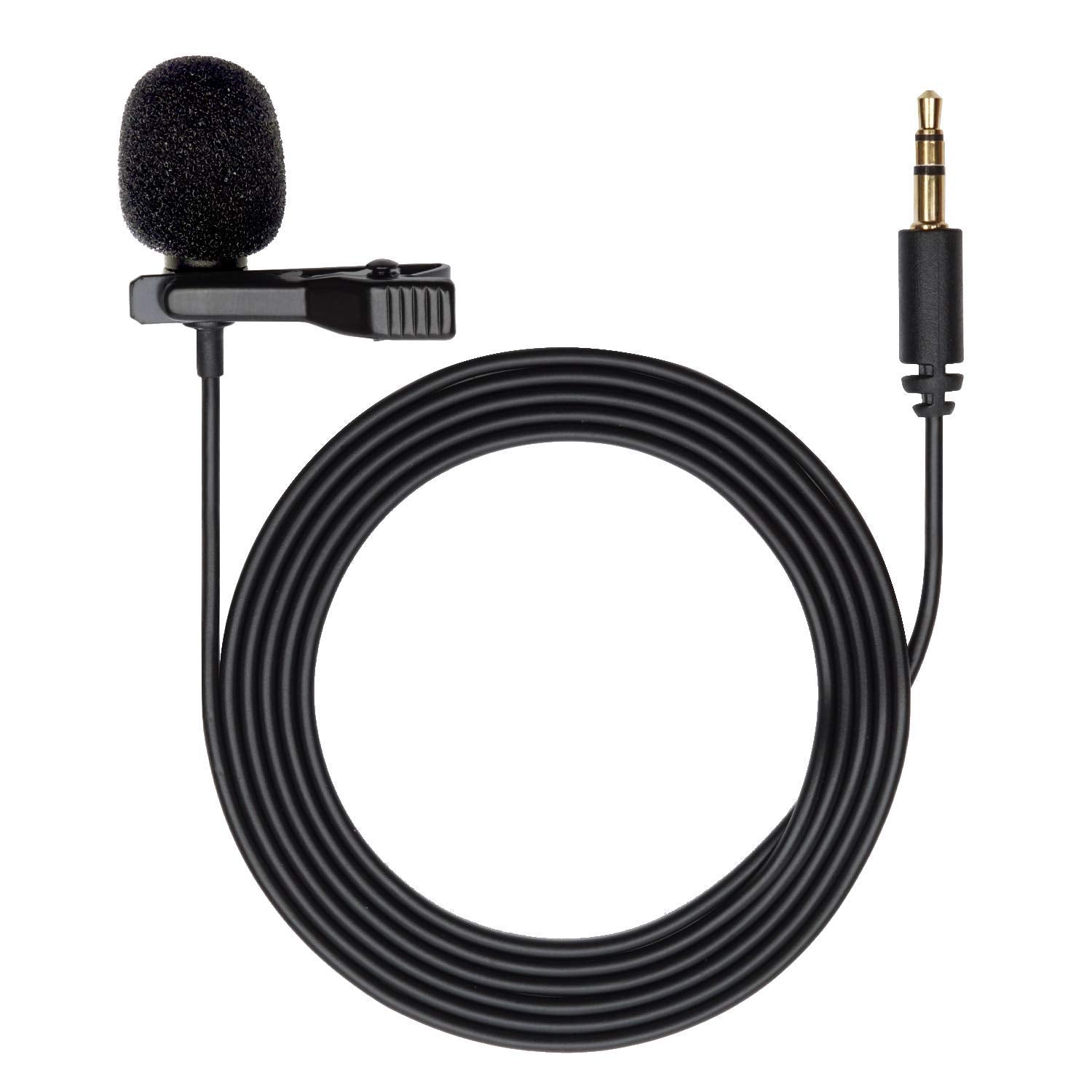 Movo DOM1 3.5mm TRS Lavalier Omnidirectional Condenser Microphone for Camera Microphone Compatible with DSLR Cameras, Recorders and More - Very Good