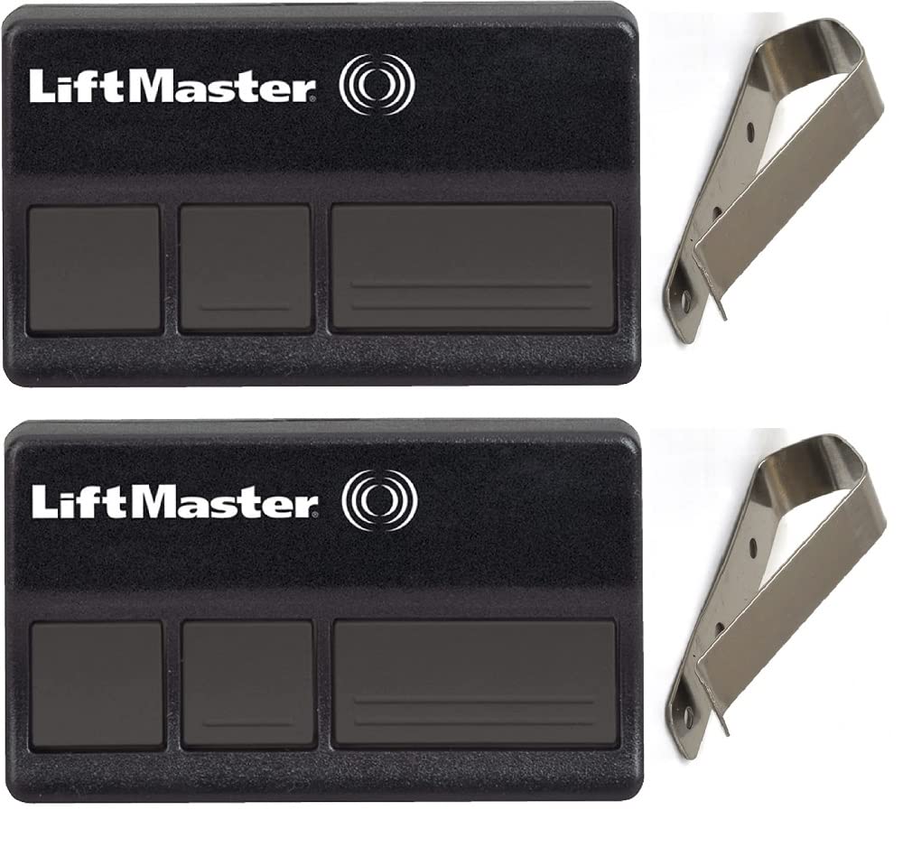 Lot of 2 LiftMaster 373LM 3-Button Remote Control - Like New