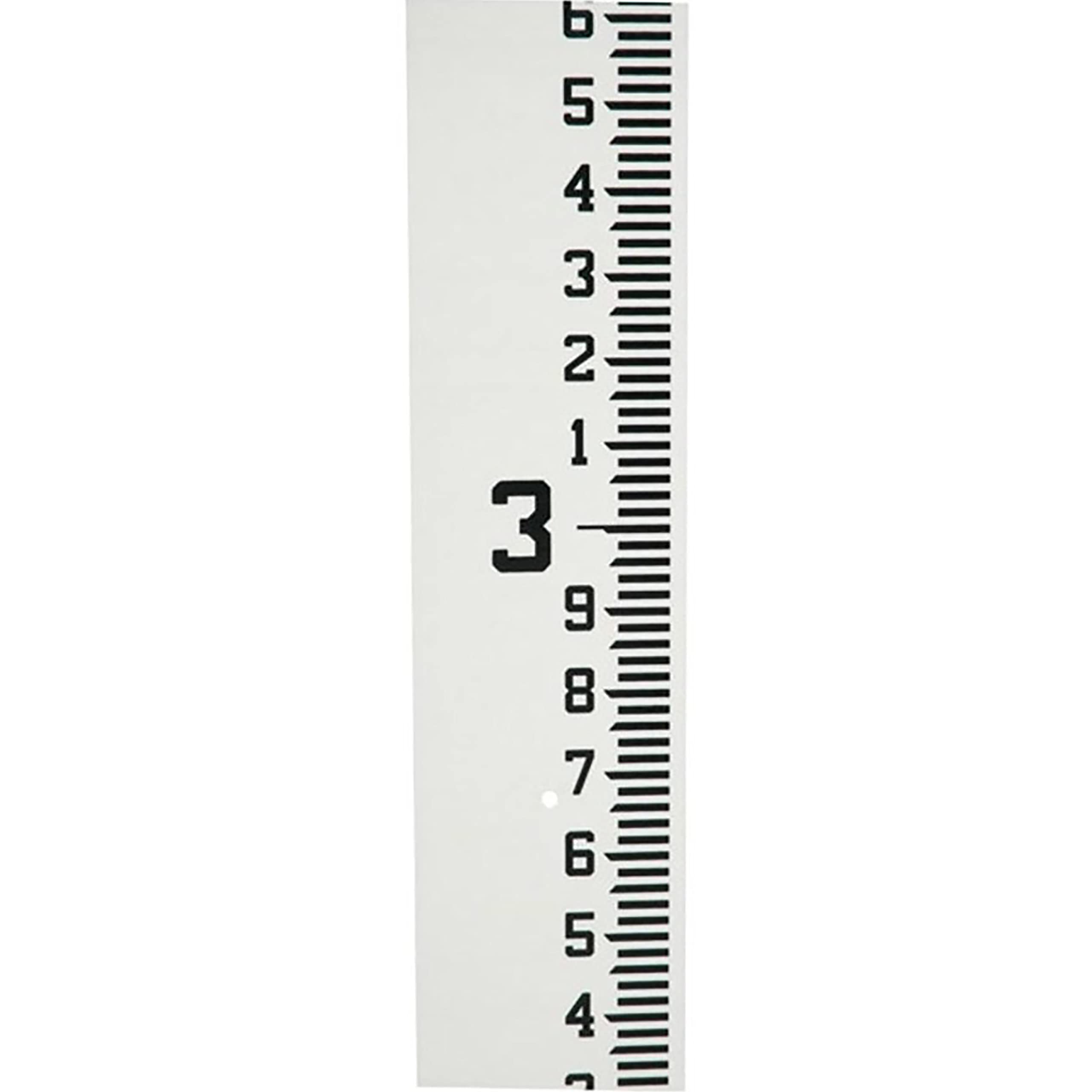 AdirPro 4" Wide Stream Gauge - Heavy Duty Gauge - All Weather Guage (100ths/10ths/feet) - Like New