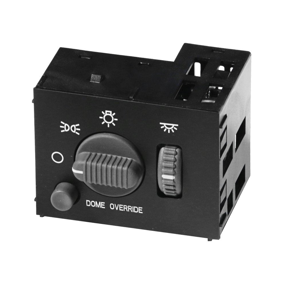 Headlight Instrument Panel Dimmer Dome Lamp Switch Gray Knob - Replaces 15755595, 15738843, D1534G, SW2157 - Fits Chevy Avalanche, Silverado, Tahoe, Suburban, GMC Sierra, Yukon 99, 00, 01, 02 - Very Good