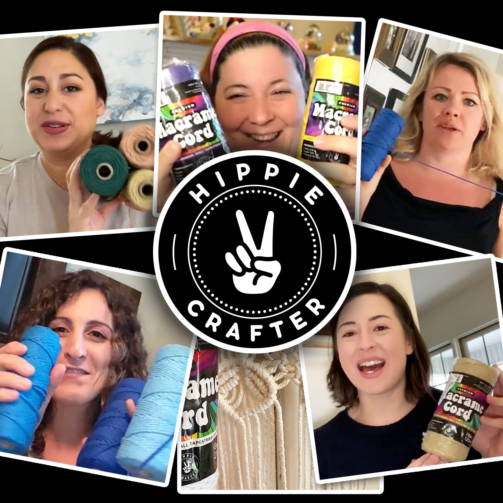 3mm Macrame Cord Cords for Macrame 100% Cotton Macrame Cord Rope for Macrame Natural in Colors and Colored Craft String Yarn Supplies and Materials 325 Feet Cotton Rope - Like New