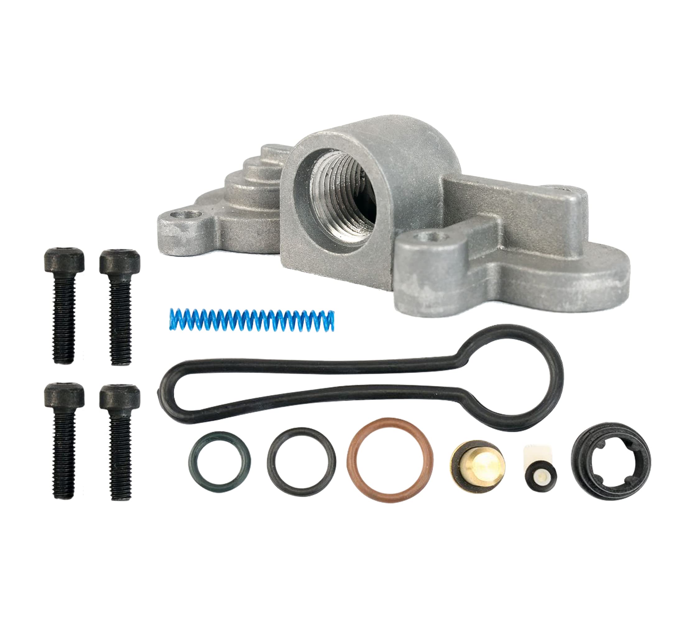 6.0 Blue Spring Kit Upgrade - Fuel Regulator Kit - Compatible with Ford Trucks - Blue Spring Kit 6.0 Powerstroke F250, F350, F450, F550 2003, 2004, 2005, 2006, 2007-Replaces 3C3Z-9T517-AG, 3C3Z9T517AG - Like New