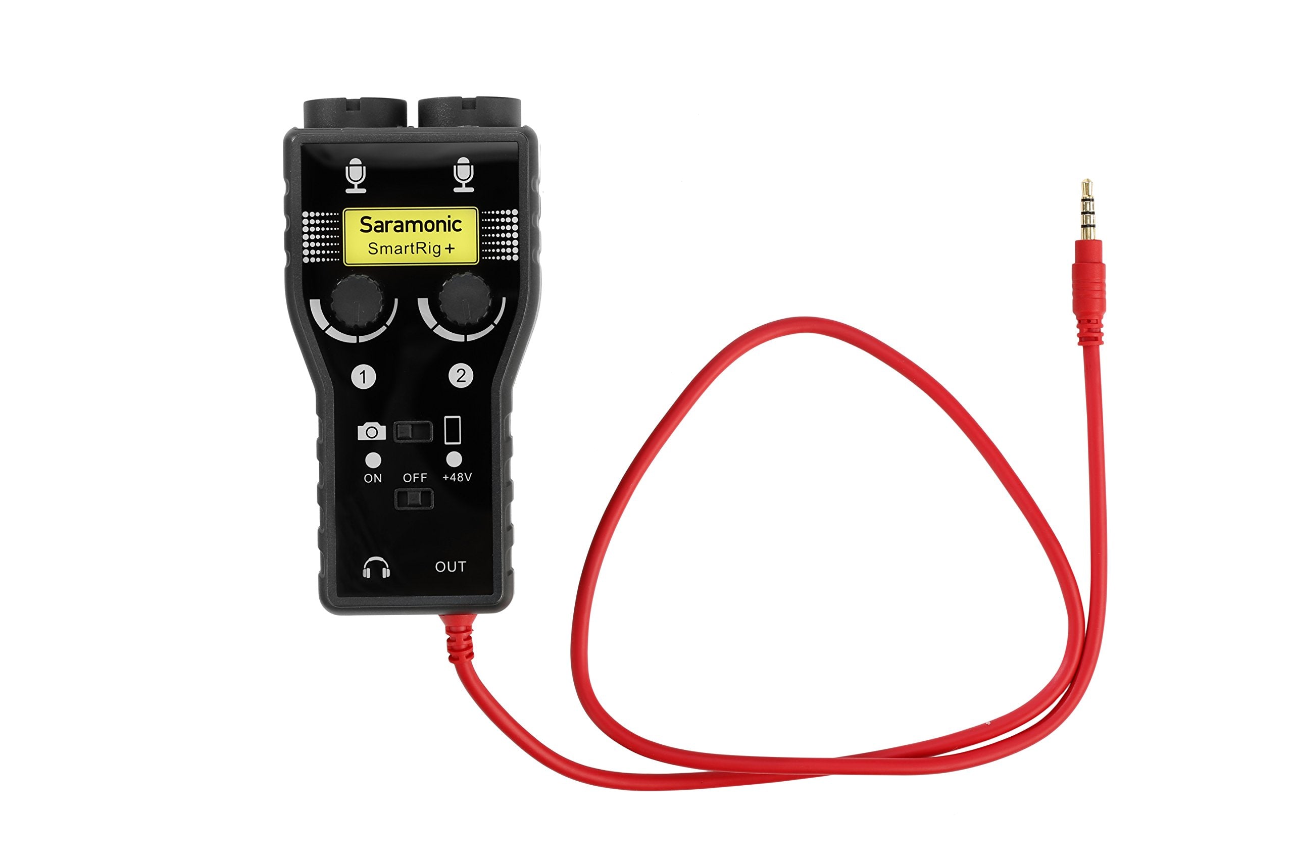 Saramonic SmartRig+ 2-Channel XLR/3.5mm Microphone Audio Mixer with Phantom Power Preamp & Guitar Interface for DSLR Cameras, Camcorders, iPhone, iPad, iPod, and Android Smartphones - Very Good