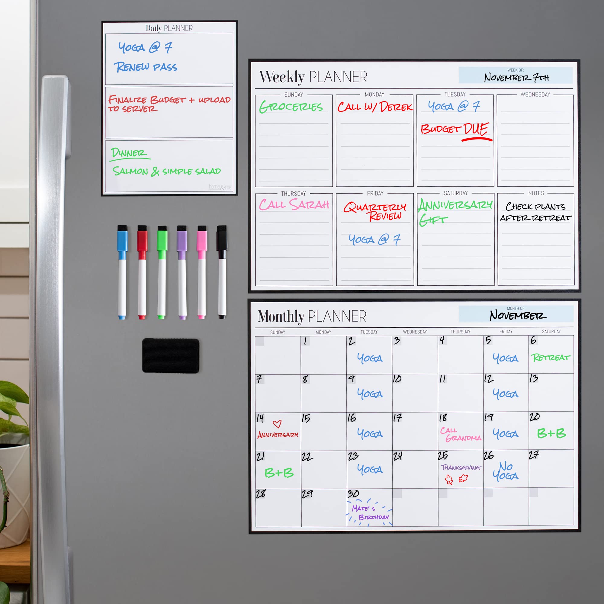 Cinch Magnetic Calendar Bundle  - Acceptable