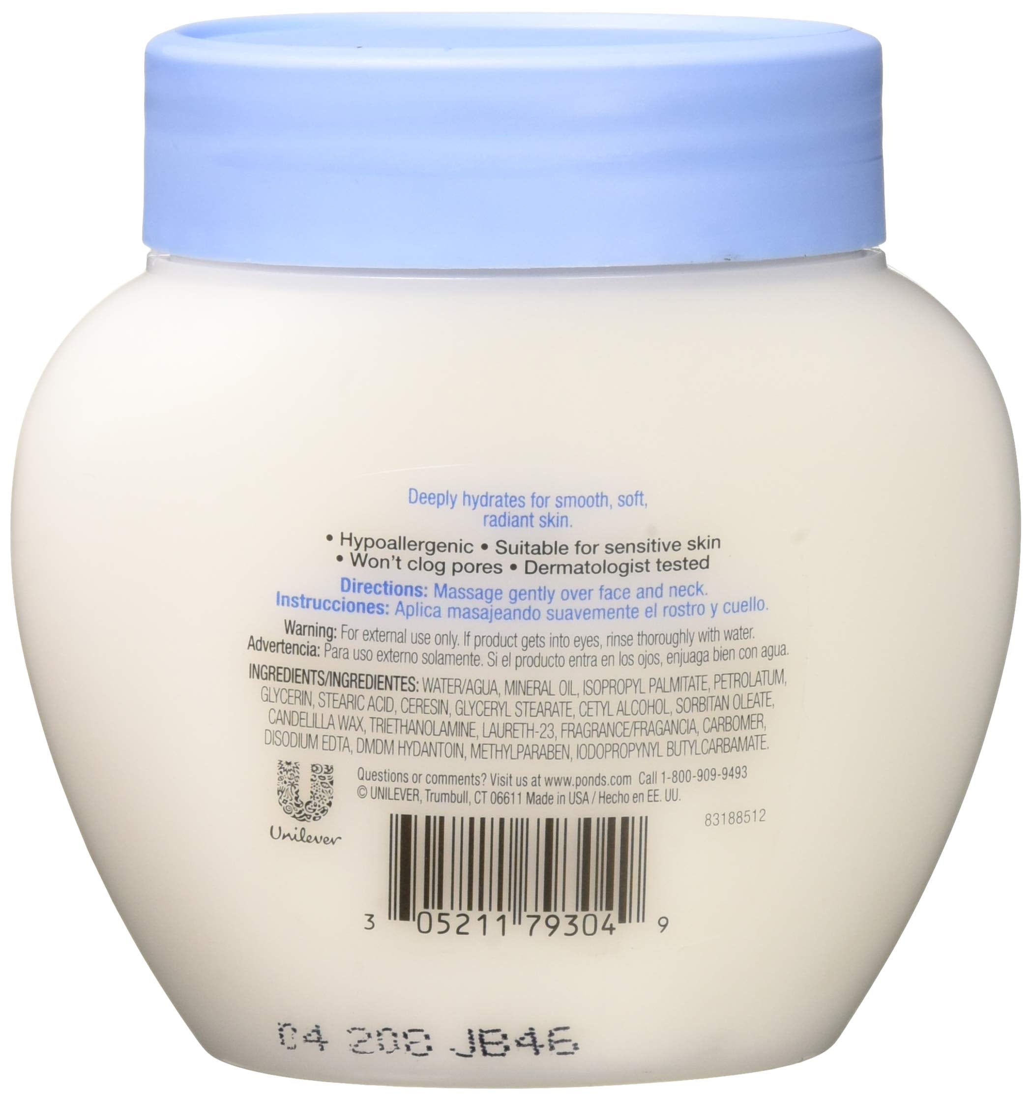 Pond's Dry Skin Cream The Caring Classic 10.1 oz Pack of