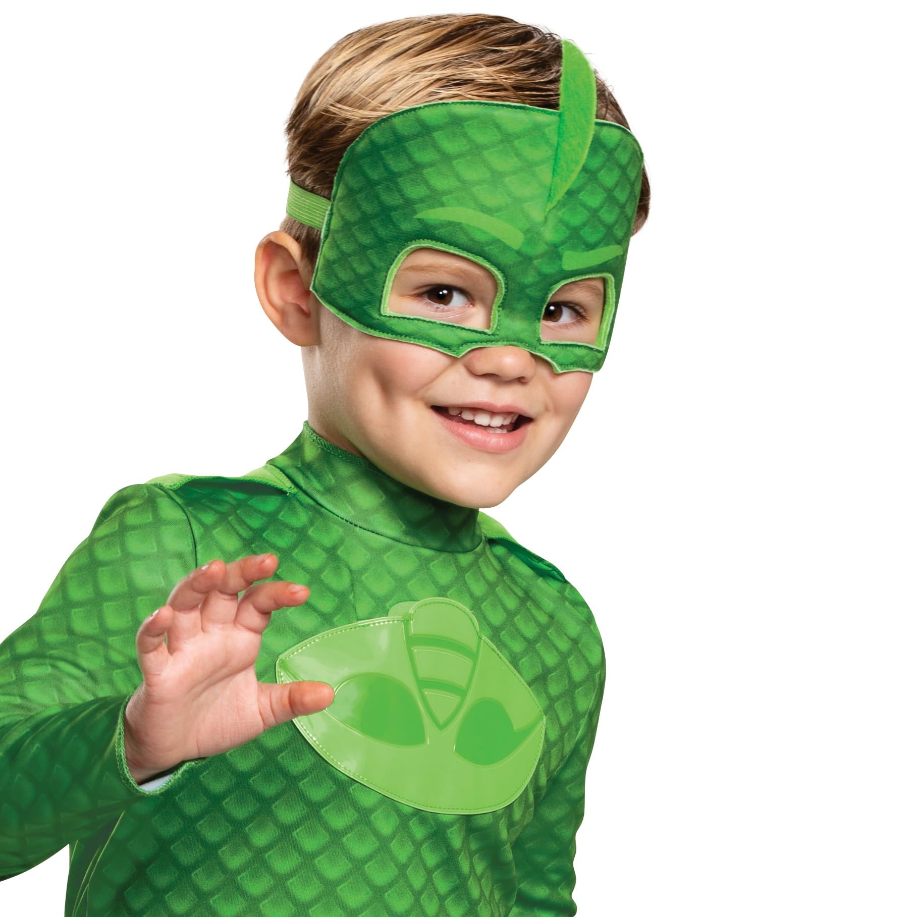 Disguise Deluxe PJ Masks Kids Gekko Light Up Costume