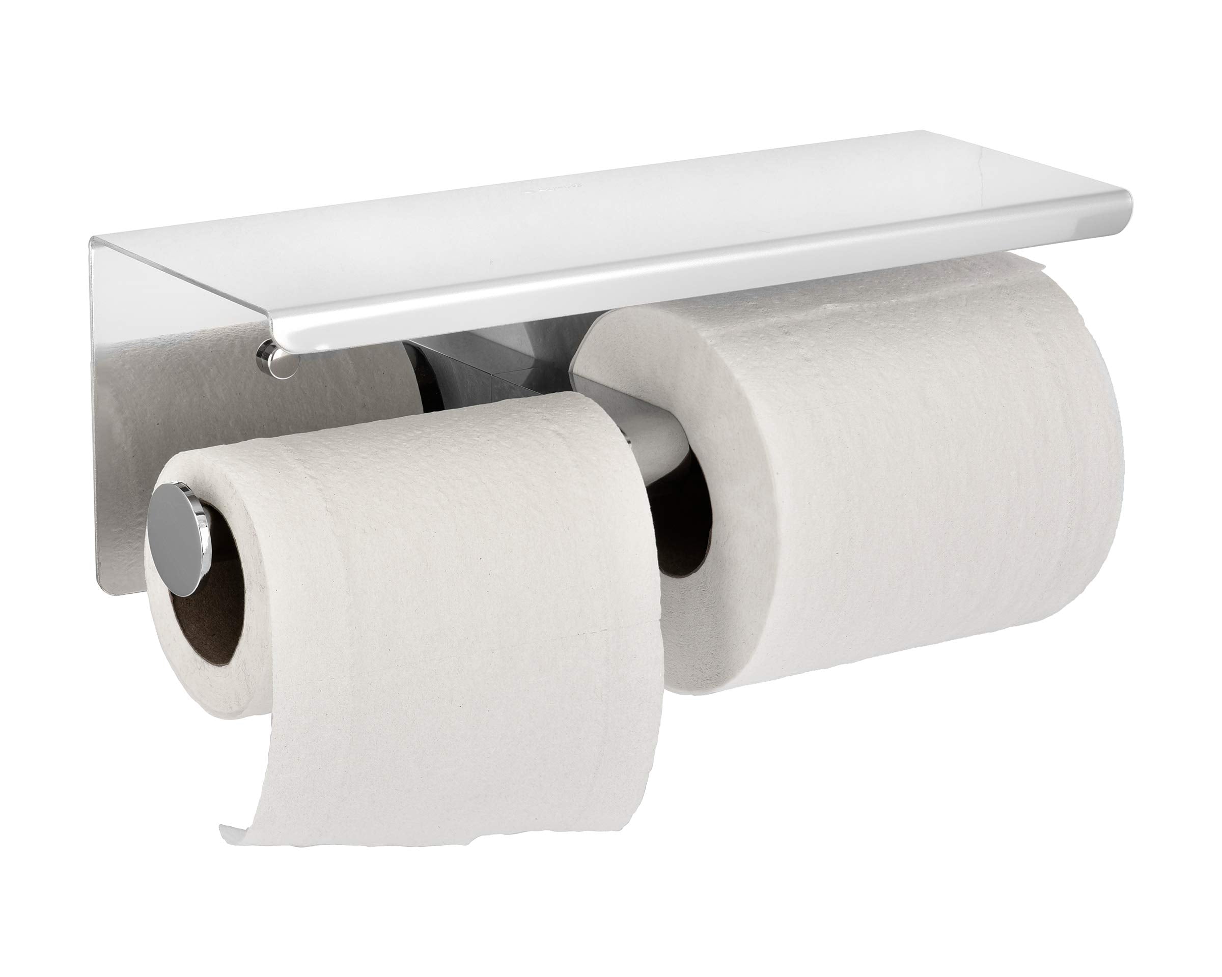 Alpine Industries Toilet Paper Holder with Shelf Storage Rack Variation - Like New