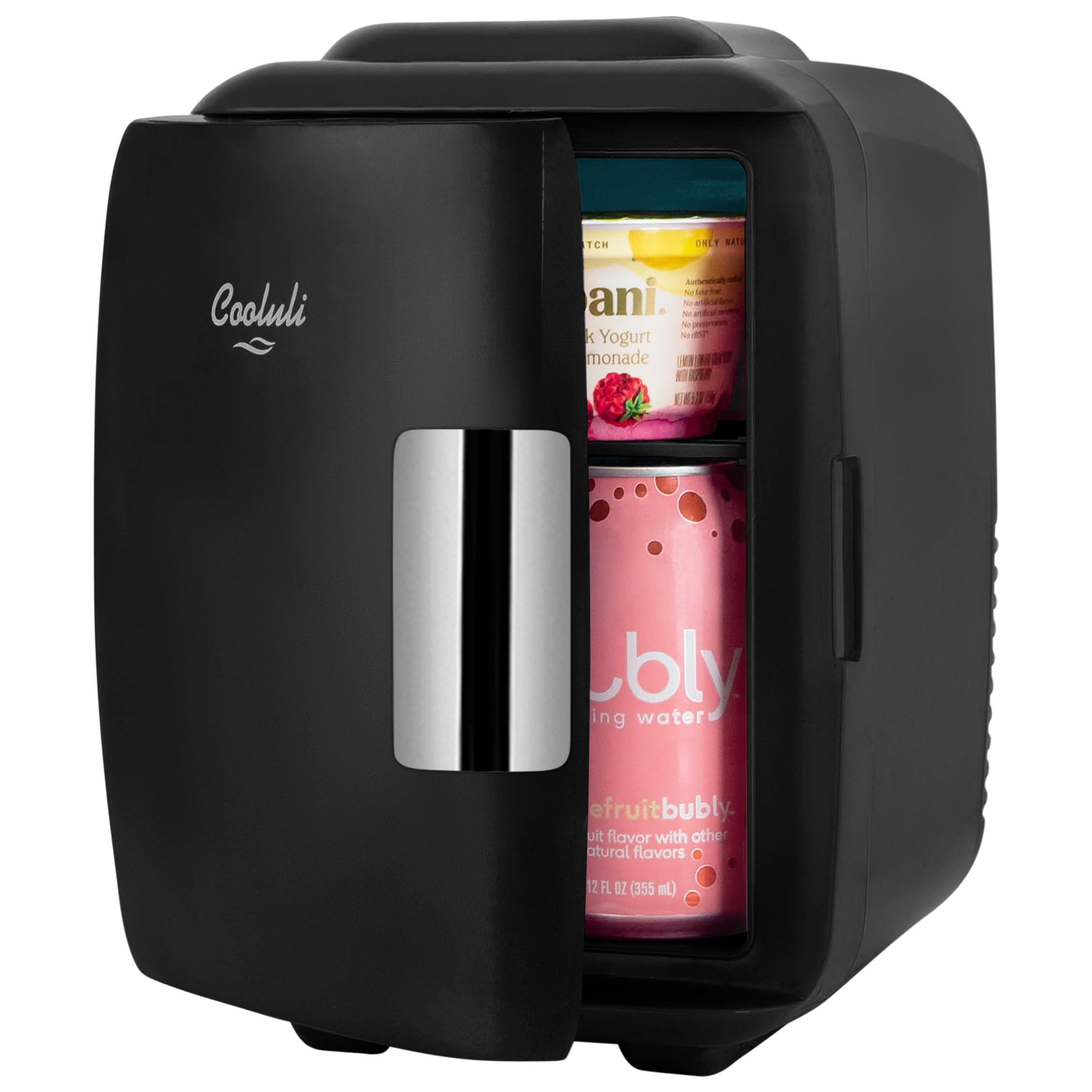 Cooluli Mini Fridge Electric Cooler and Warmer (4 Liter / 6 Can): AC/DC Portable Thermoelectric System - Like New