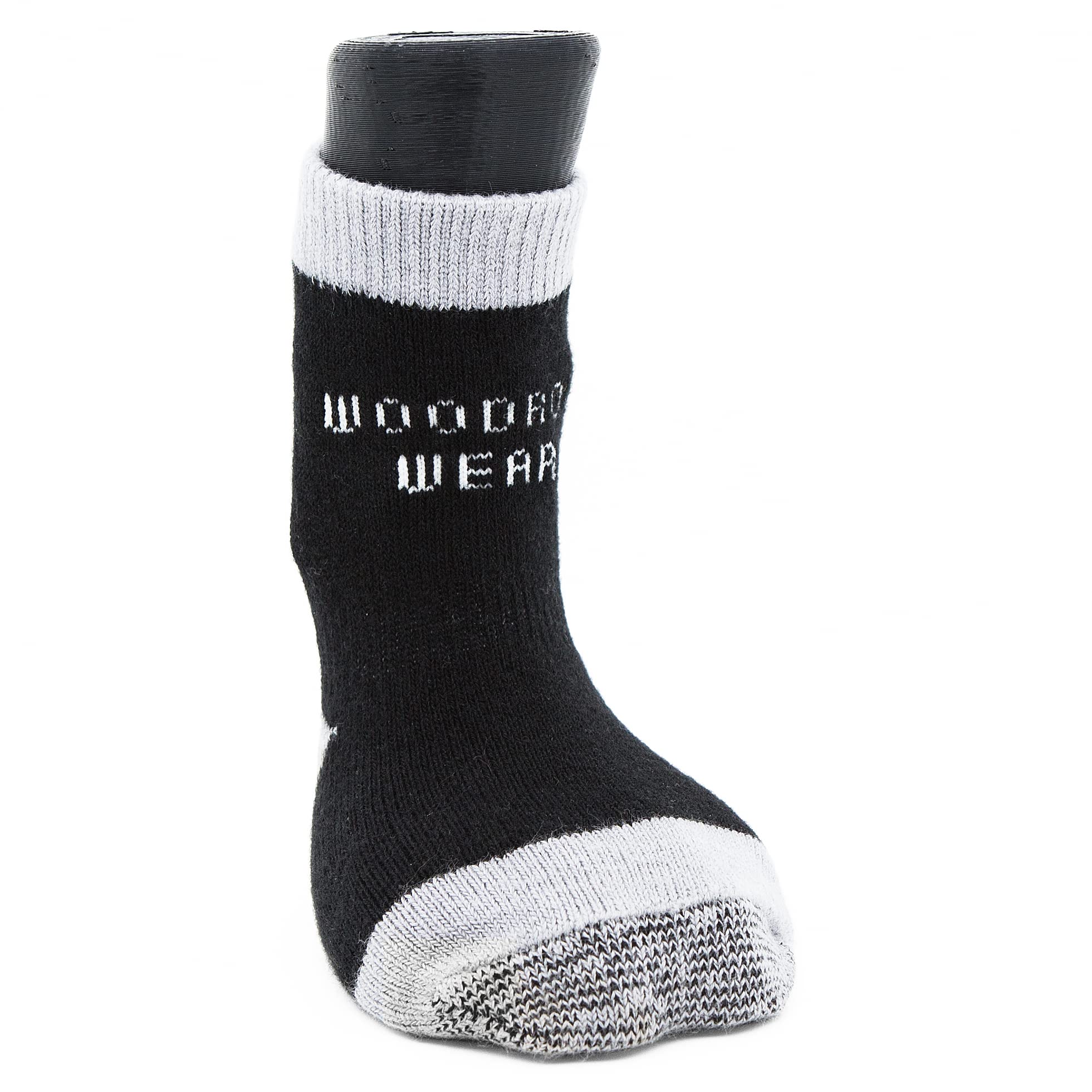 Woodrow Wear, Power Paws Advanced Dog Socks, Black Grey - Like New