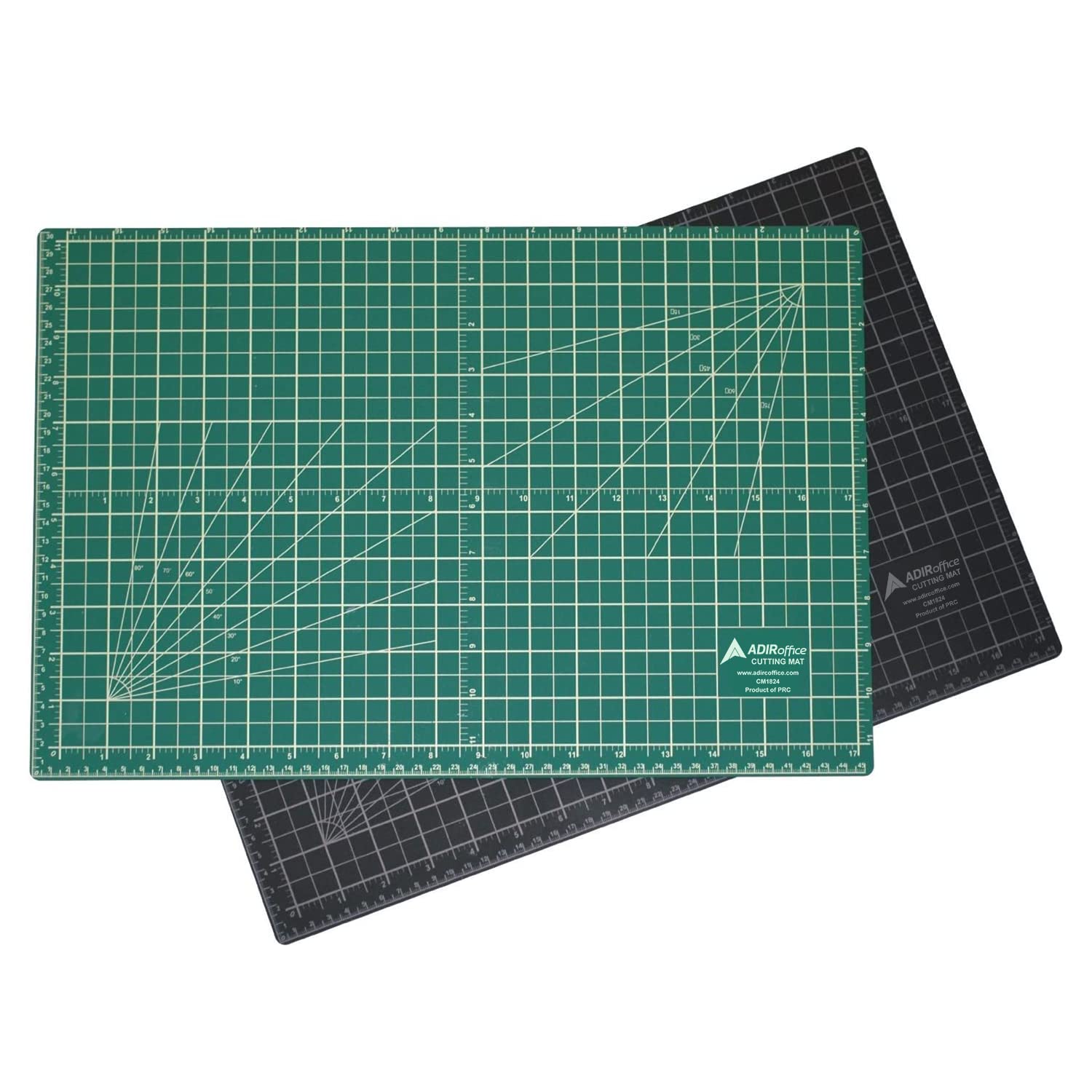 Adir Corp. Self Healing Cutting Mat - 5 Layers Double Sided Cutting Mat for Crafts - Reversible Non-Slip Cutting Pad with Grid  - Like New
