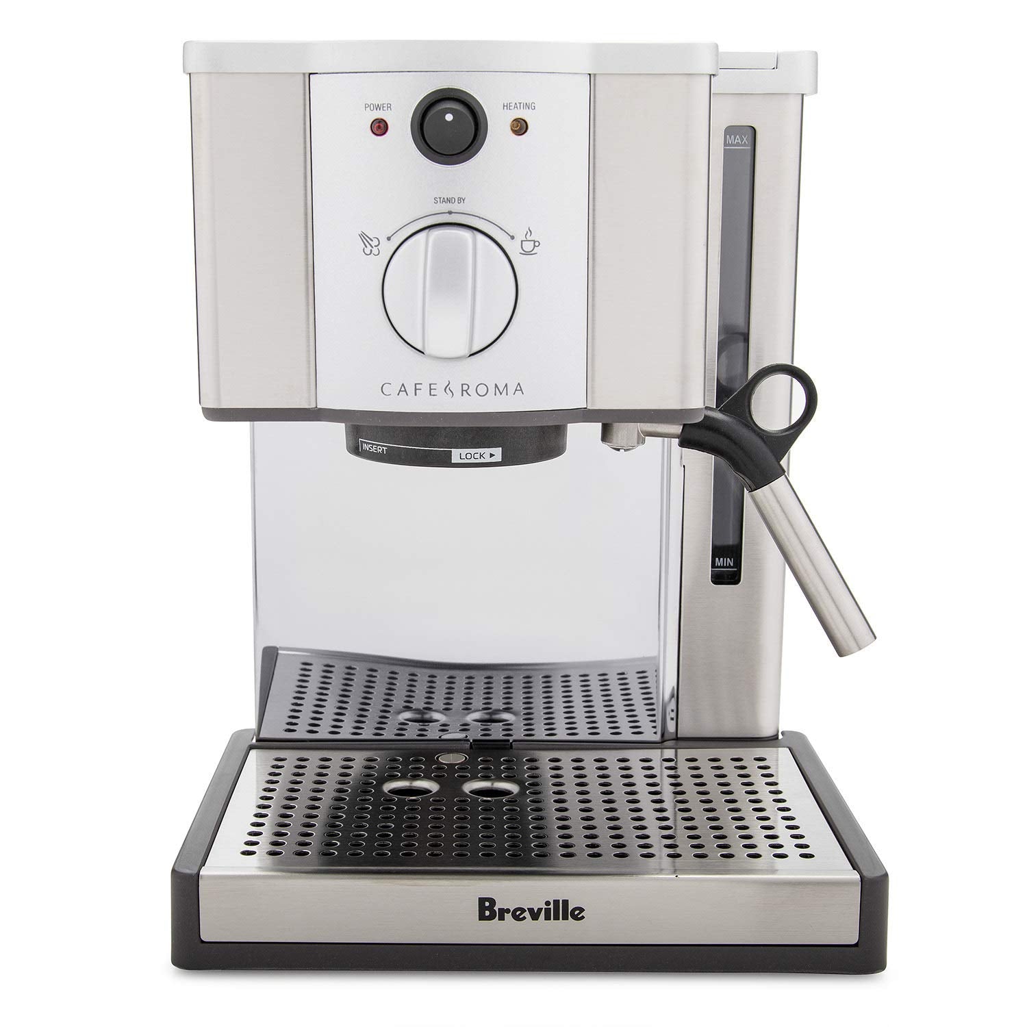 Breville ESP8XL Cafe Roma Stainless Espresso Maker,1.2 liters - Acceptable