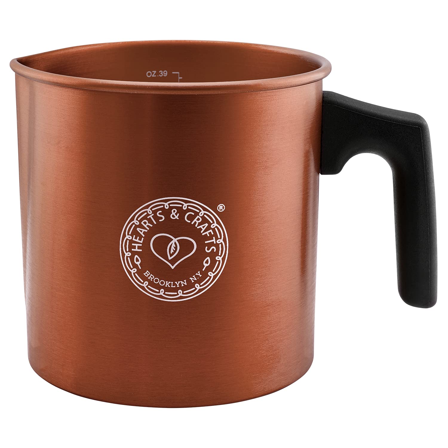 Hearts & Crafts Candle Pots, Copper Candle Making Pouring Pot for Melted Wax - Best for Candles, Food Prep, Arts & Crafts, and More - Like New