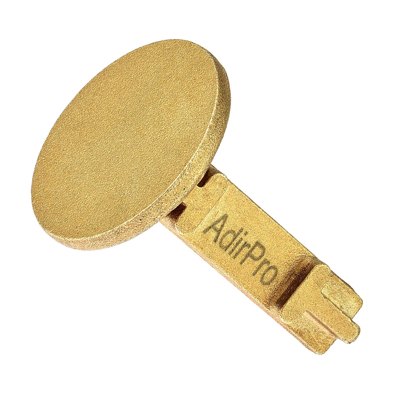 AdirPro Survey Markers – Durable Solid Brass & Low Profile Permanent Boundary Marking Caps/Stakes – for Surveying & Measuring Property & Land Area Variation - Like New