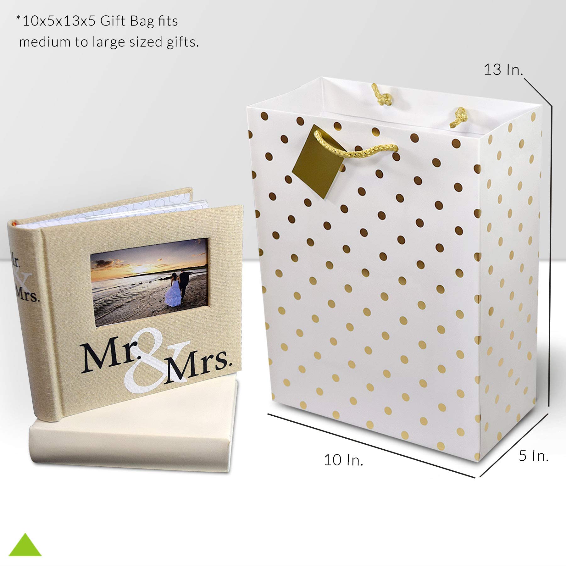 OccasionALL Gold, Rose Gold, Silver Assorted Print Gift Bags - Very Good