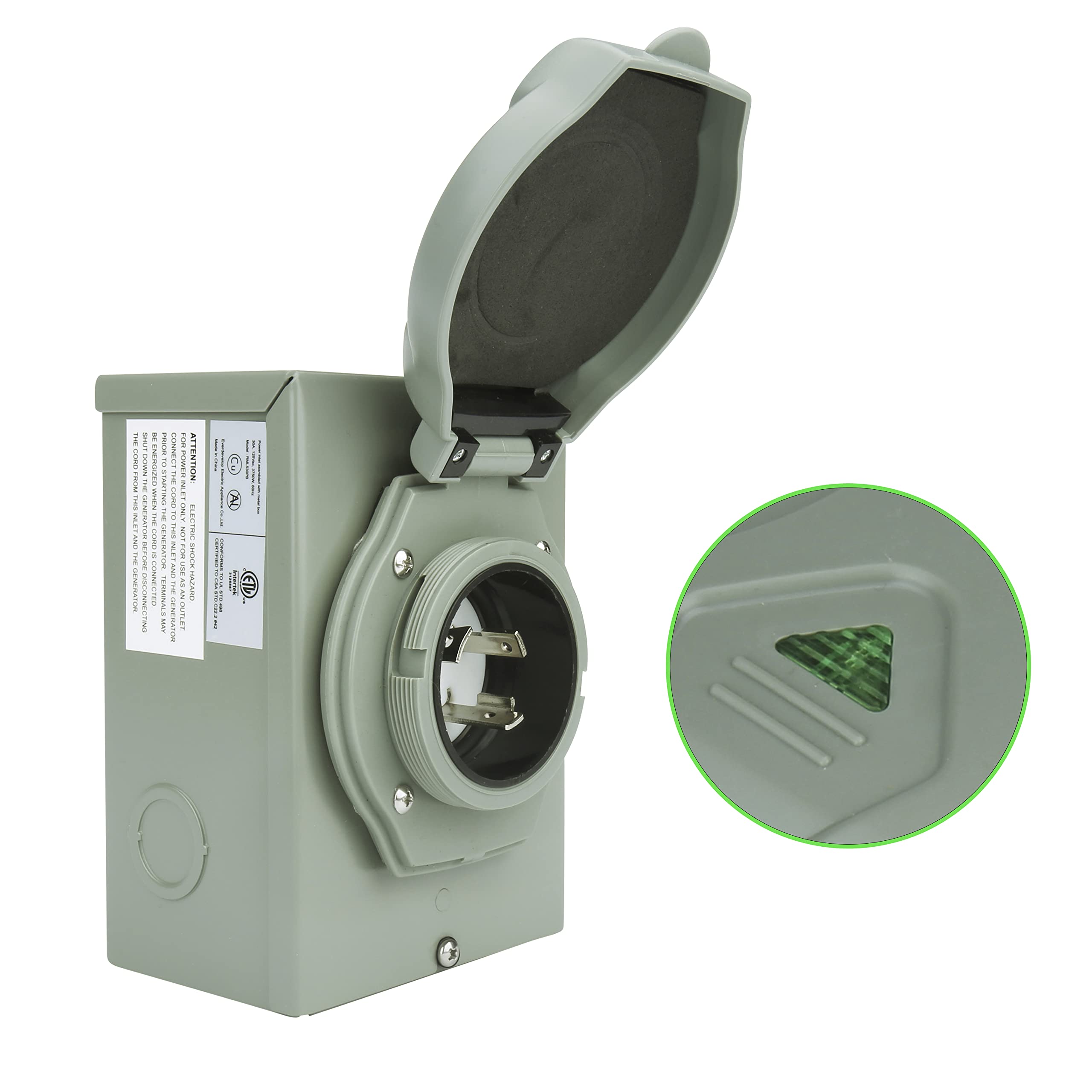 Generator Power Inlet Box - P - Like New