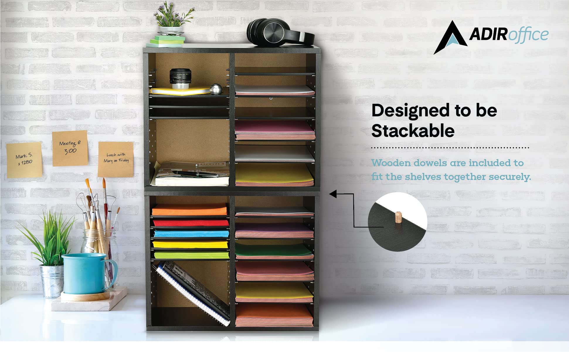 AdirOffice Adjustable Organizer  - Very Good
