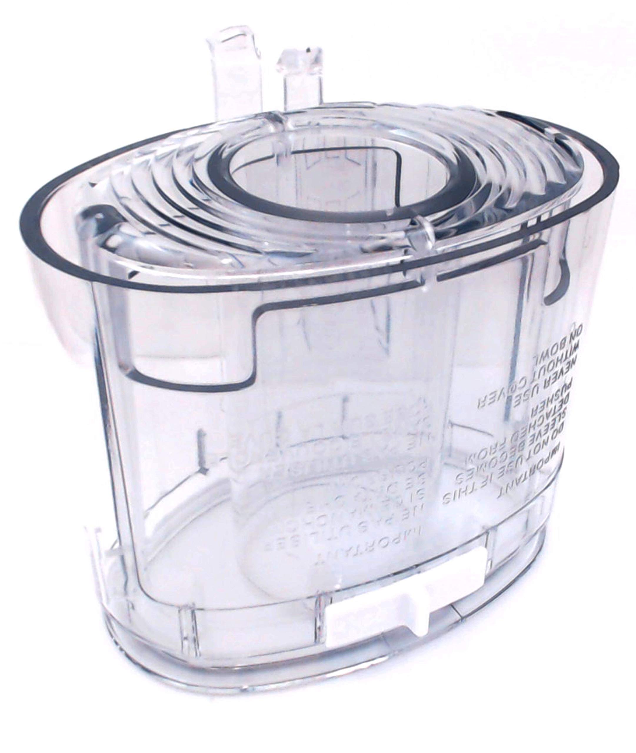 Cuisinart Tritan Food Processor Large Pusher & Sleeve, DLC-018BGTXT1 - Like New