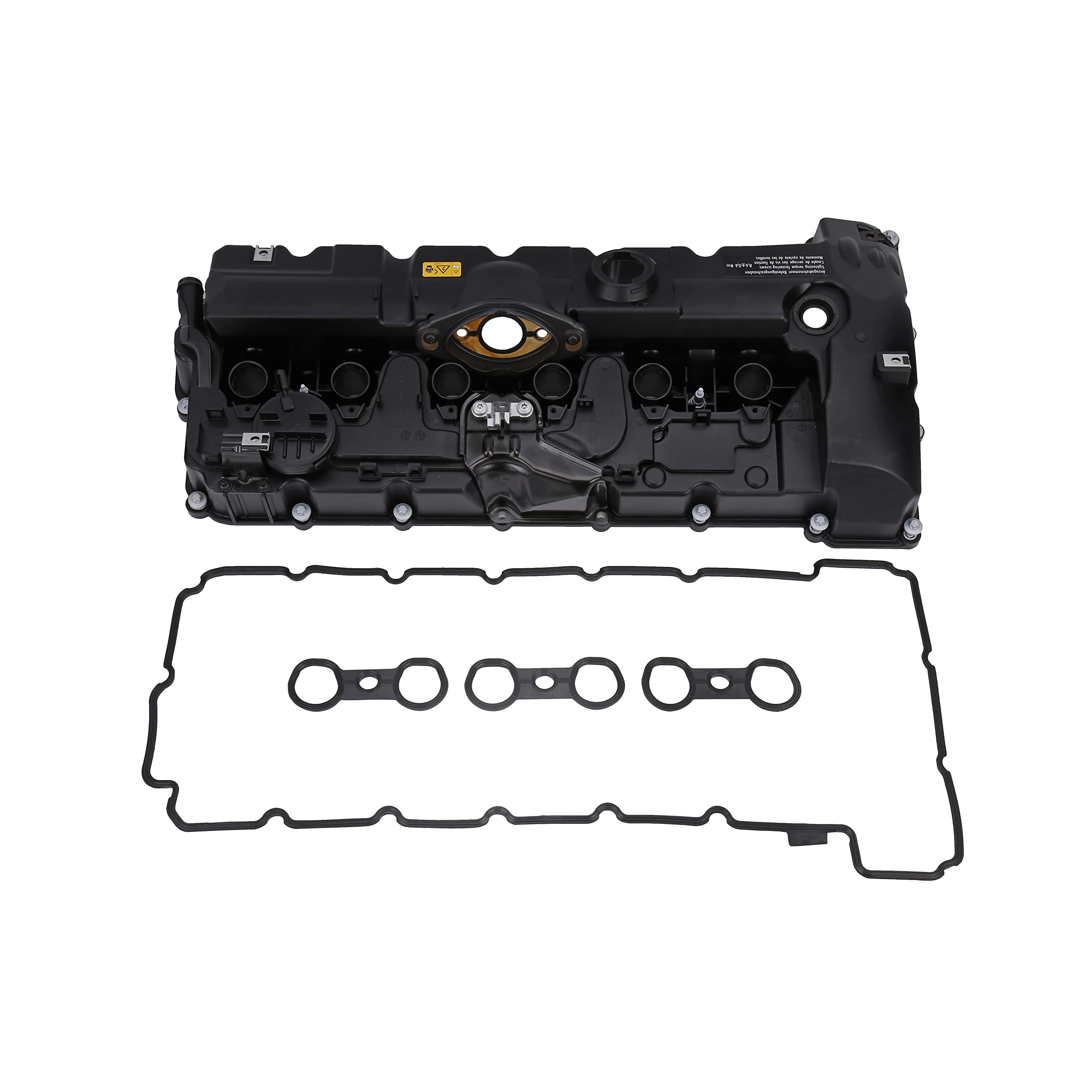 Replacement Engine Valve Cover with Gasket - Compatible with BMW - 2007-2013 - 2.5L, 3.0L - N51 & N52 Engines, 128i, 323i, 328i, 328xi, 525xi, 528i, 528xi, 530i, 530xi, X3, X5, Z4 Replaces 11127552281 - Like New