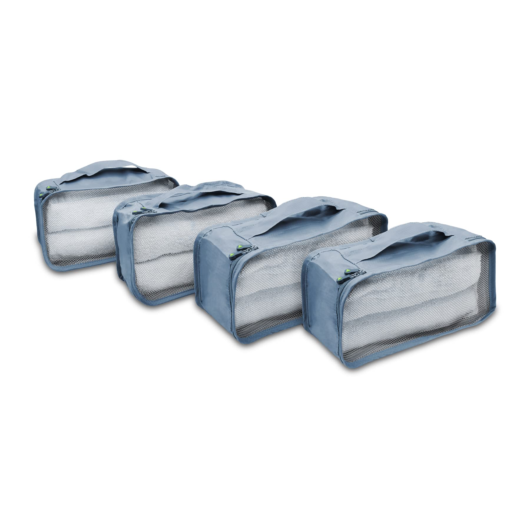 Rolling Nomad Assorted Blue and Gray Packing Cubes - Very Good