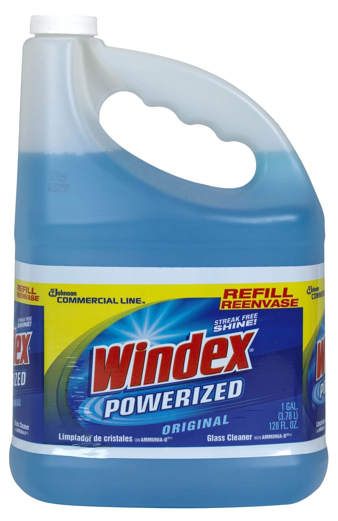 Johnson Wax 90940/12207 128 Oz Windex Original Powerized Glass Cleaner Refill - Like New