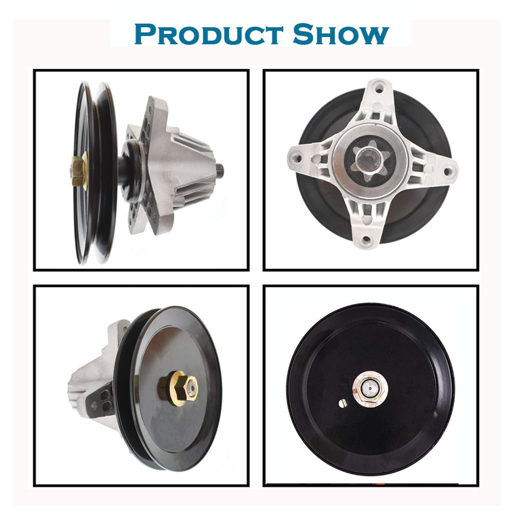 labwork Spindle Assembly Replacement for MTD LT46 LX46 46-Inch Deck 918-06977A 918-06977 618-06977A 618-06977 285-700 - Like New
