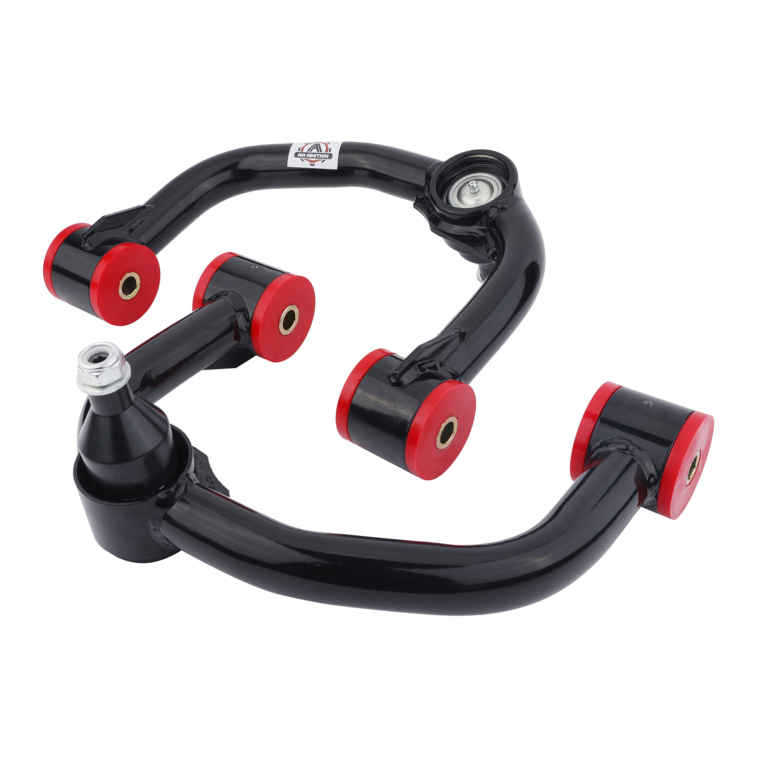 Replacement Upper Control Arm Suspension Kit - 0-2" Lift Alignment - Compatible with Ford Vehicles - 2004-2020 F-150 - Black Tubular Left and Right Control Arms - Very Good