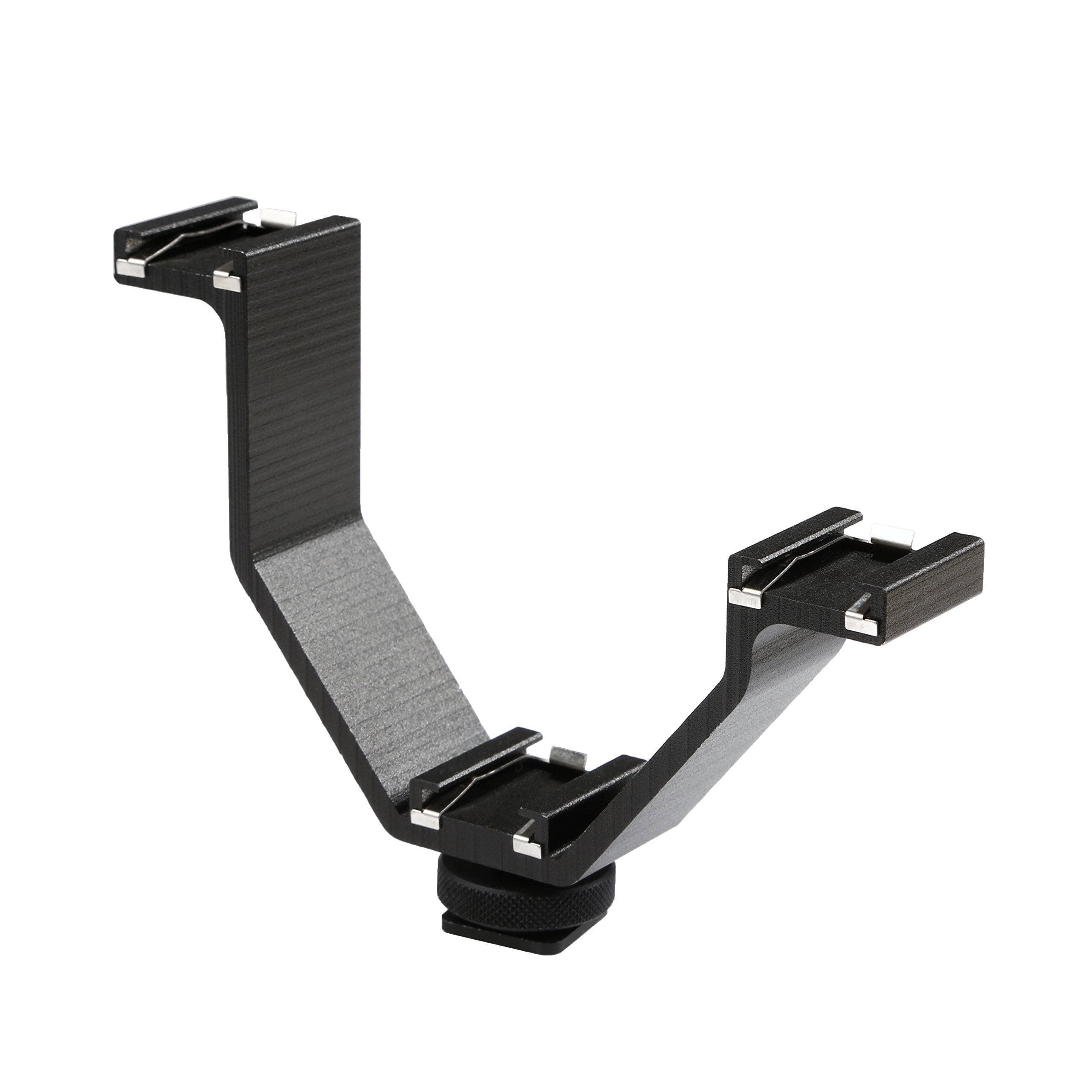 Movo Heavy-Duty Video Accessory Triple Shoe Bracket for Lights, Monitors, Microphones and More - Very Good