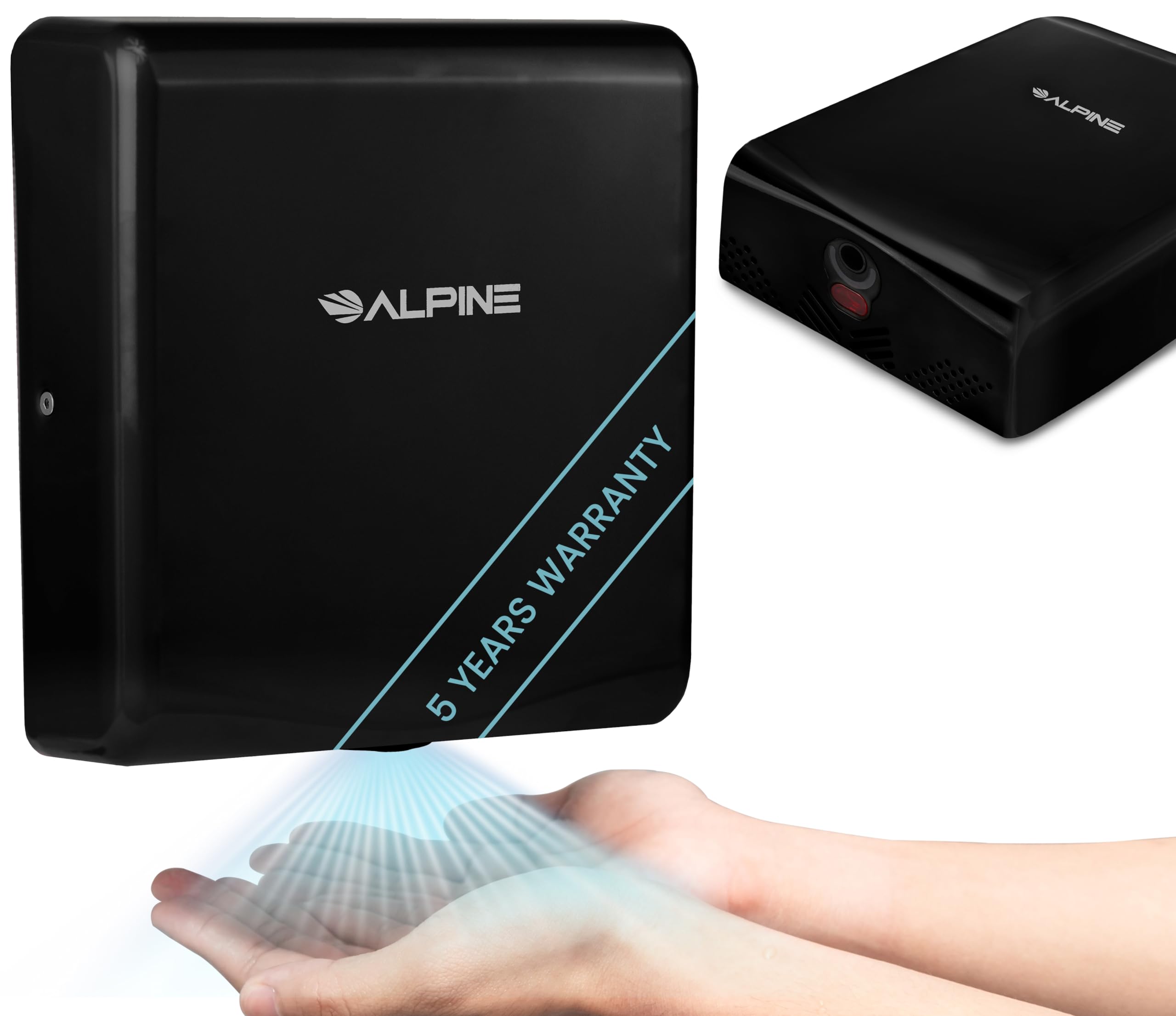 Alpine Commercial Hand Dryer with HEPA Filter, 8 Seconds Extreme Speed Electric Hand Dryer for Home Bathroom/Restaurant with Heat & Speed Control - ADA Compliant (120V) - Like New