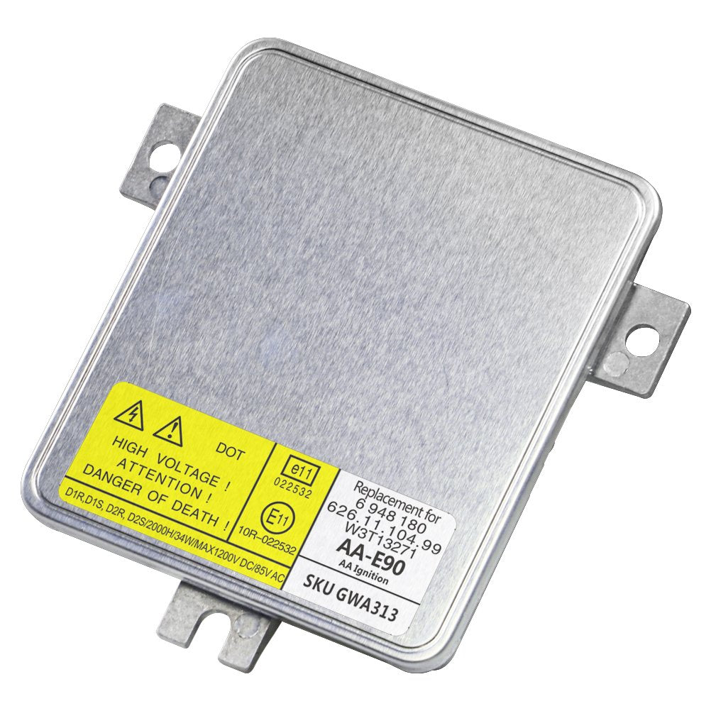 HID Xenon Headlight Ballast - Control Unit Module - Replaces 63126948180, W3T13271, 6261110499 - Compatible with BMW, Volvo Vehicles - 323i, 325i, 325xi, 328i, 328xi, 330i, 330xi, 335i, S80, V70, XC70 - Very Good