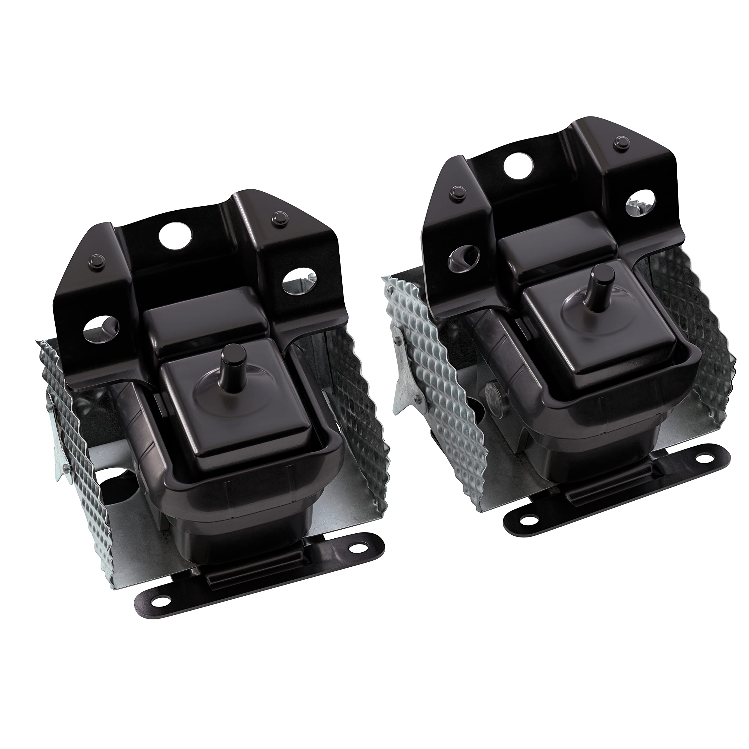 Engine Motor Mount Set of 2 with Heat Shield - Compatible with Chevy, Cadillac & GMC - 07 - 14 Escalade, Silverado, Suburban, Tahoe, Sierra, Yukon - Replaces 15854939,15854941, A5365 - Engine Mounts - Very Good