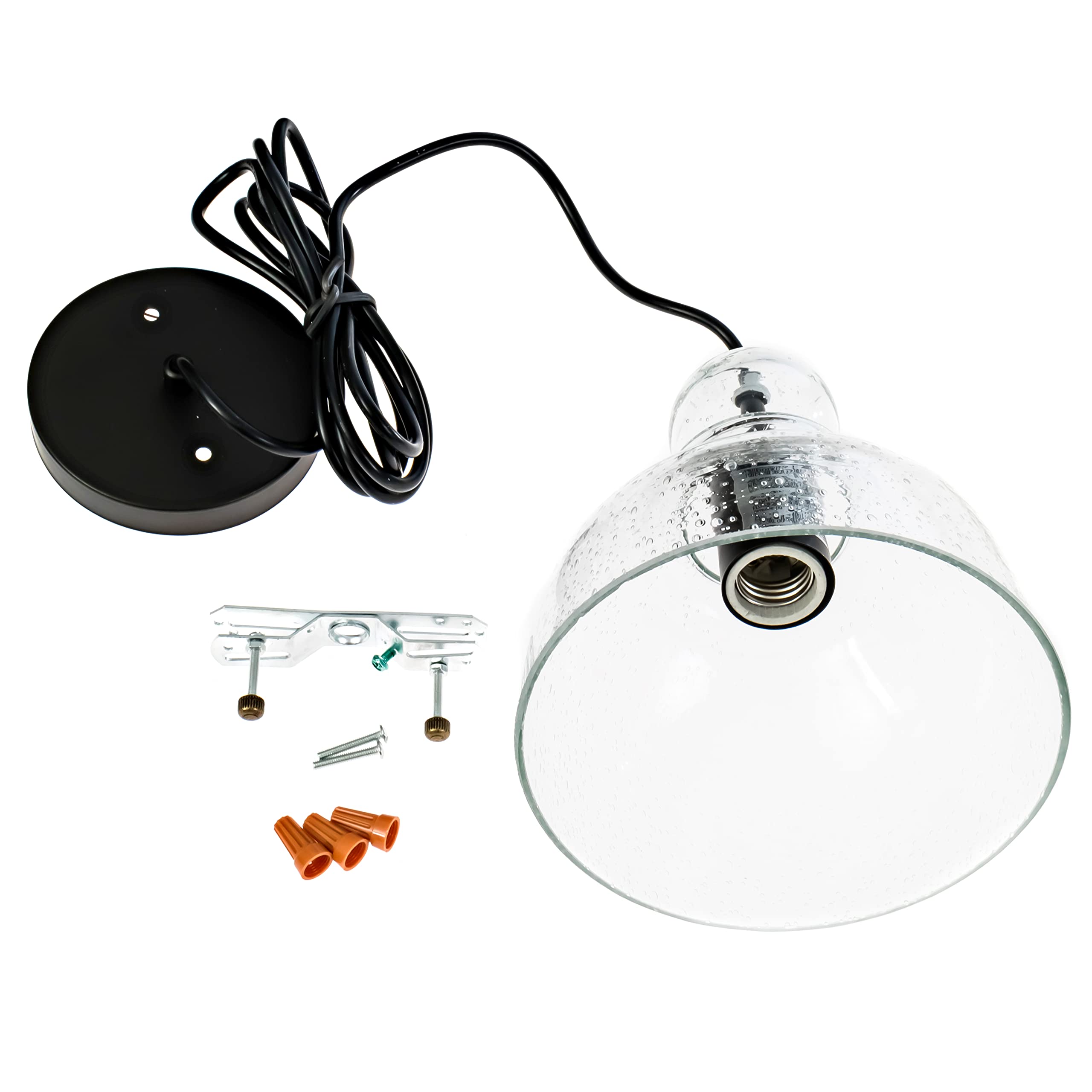 Ciata Lighting 1-Light Indoor Adjustable Mini Pendant Light Base - Bronze Pendant Light - Indoor Pendant Light Fixtures (2 Pack)  - Like New
