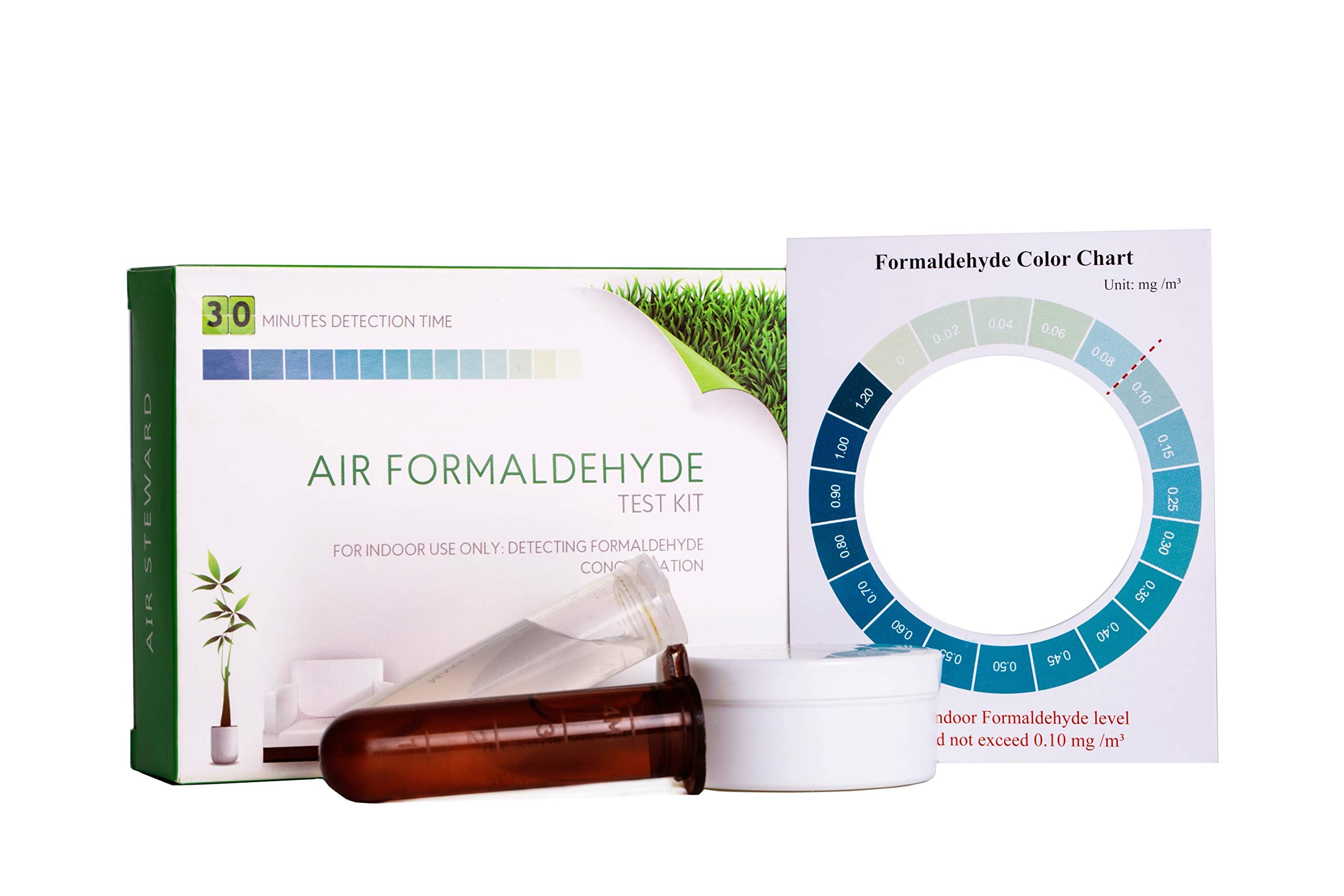 Air Formaldehyde (HCHO) DIY test kit - Know What's in the Air that Surrounds You - Like New