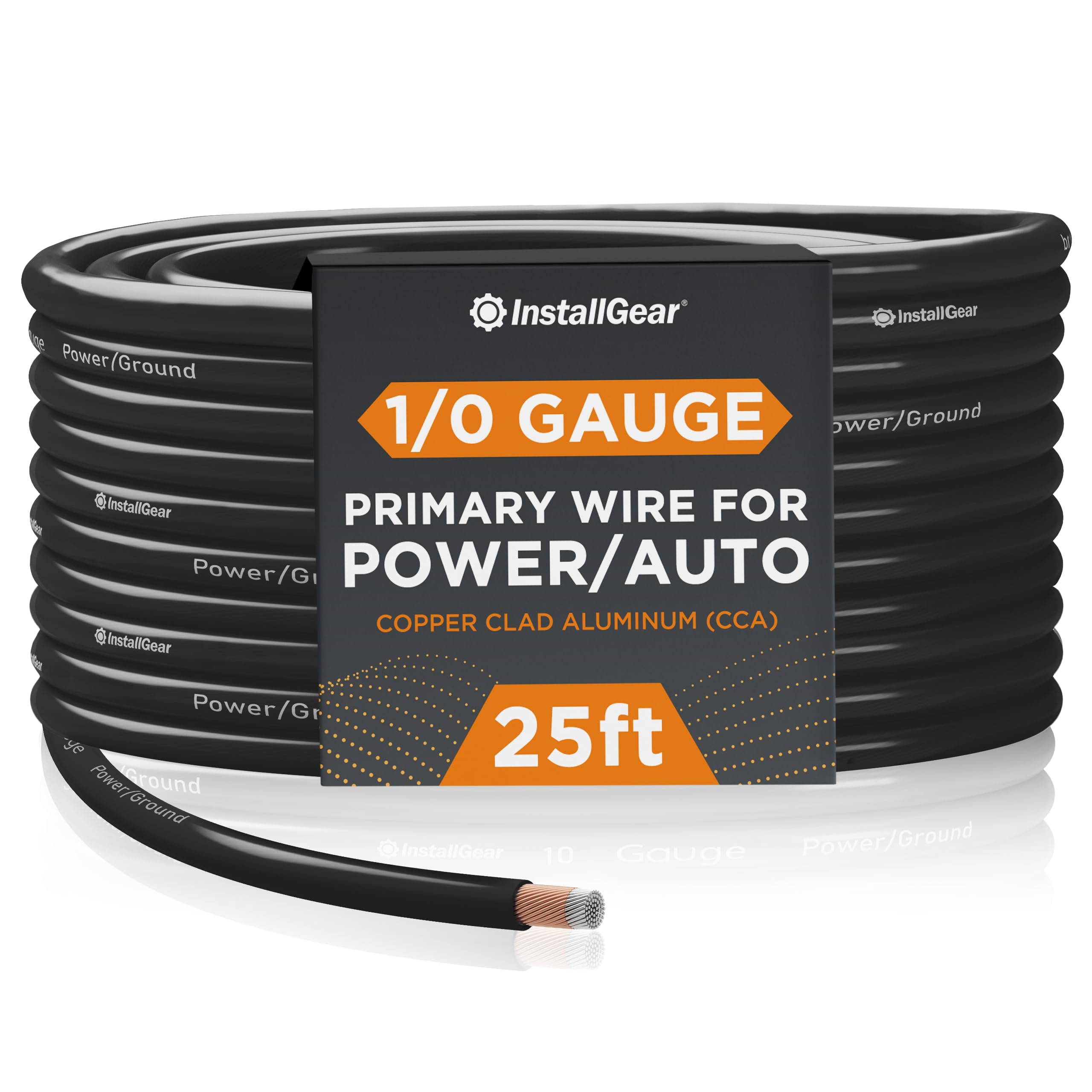 InstallGear 8 Gauge AWG CCA Power Ground Wire Cable - Very Good