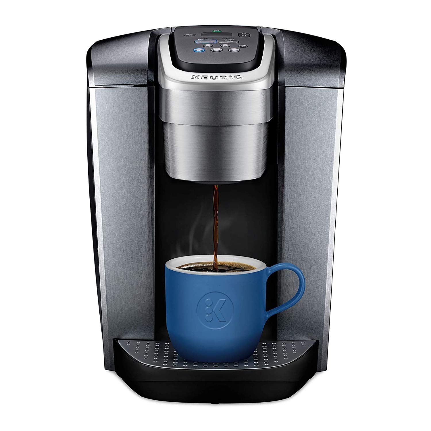 Keurig K-Elite Single Serve K-Cup Pod Programmable Coffeemaker (Brushed Silver) - Acceptable
