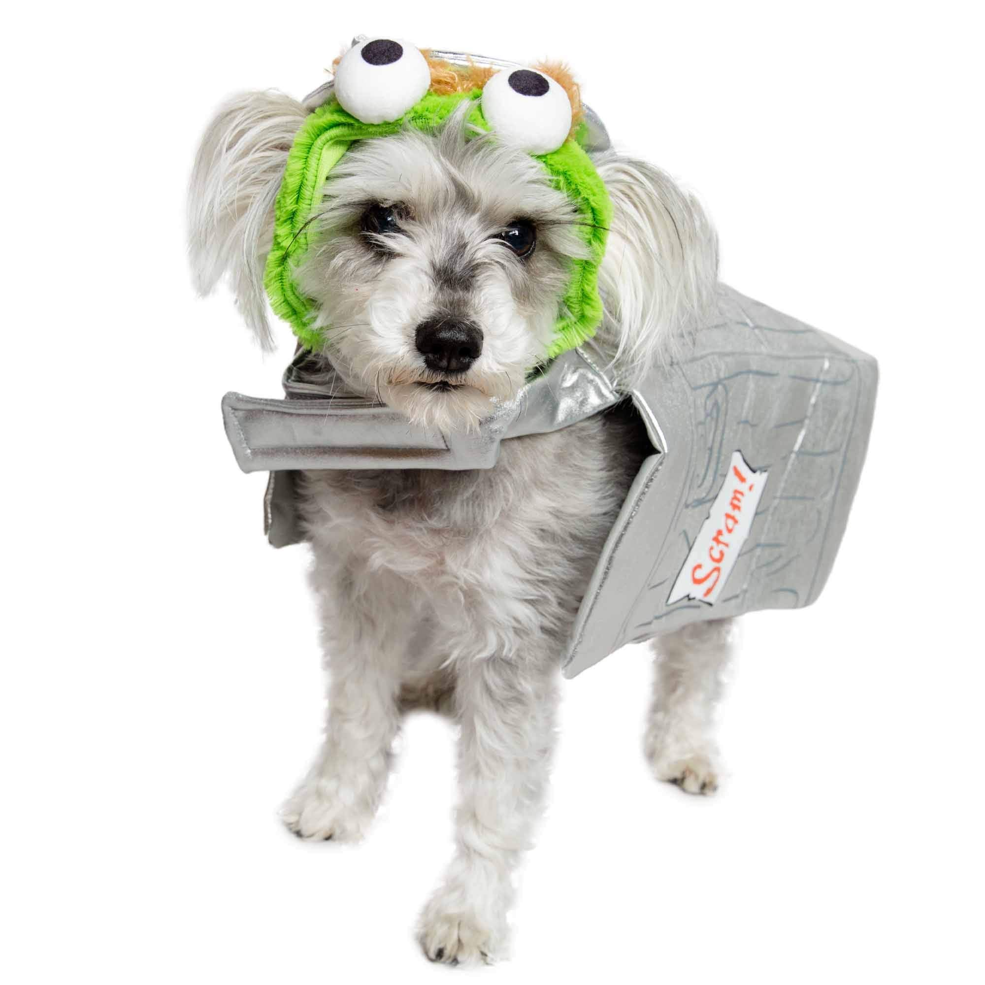 Pet Krewe Oscar The Grouch Costume - Oscar The Grouch Dog Costume - Fits Small, Medium, Large and Extra Large Pets - Perfect for Halloween, Parties, Photoshoots, Gifts for Cat and Dog Lovers - Like New