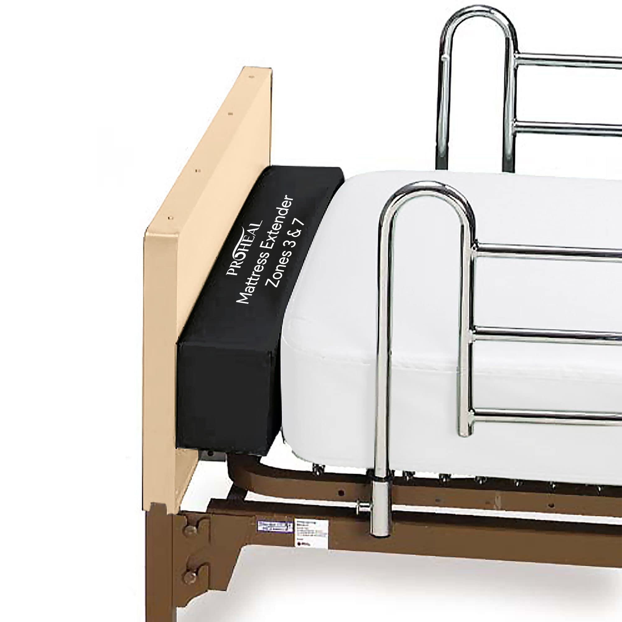 Hospital Bed Mattress Extender - Bed Extender for Bedroom and Hospital Beds - Adjustable Entrapment Prevention Safety - Prevents Zone 3 and 7 Entrapment - Like New
