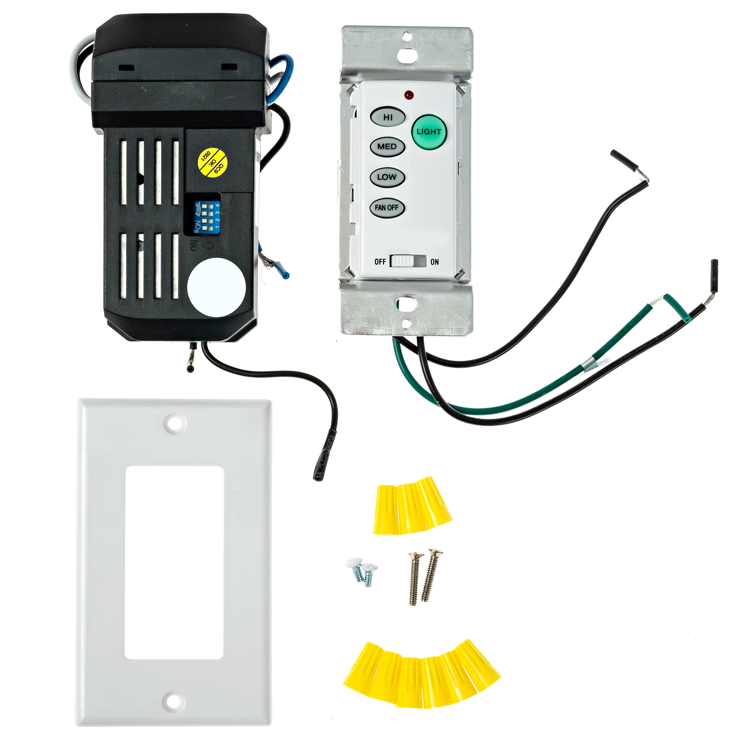 Dysmio Lighting - Wireless Ceiling Fan and Light Wall Control - Like New