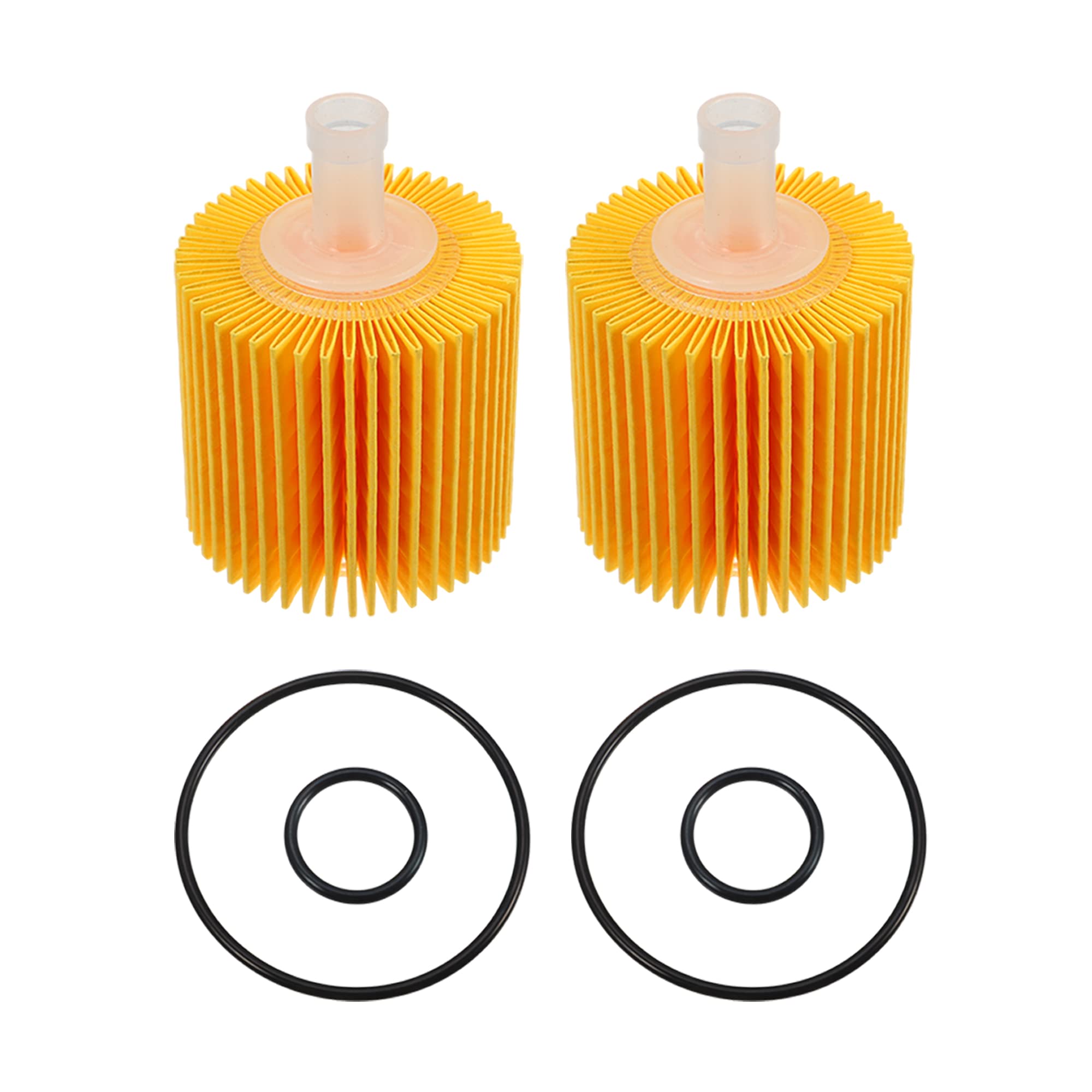 X AUTOHAUX Engine Oil Filter 04152-YZZA1 04152-31090 04152-YZZG1 for Toyota Avalon Camry Highlander RAV4 Tacoma Sienna 2 Set - Like New