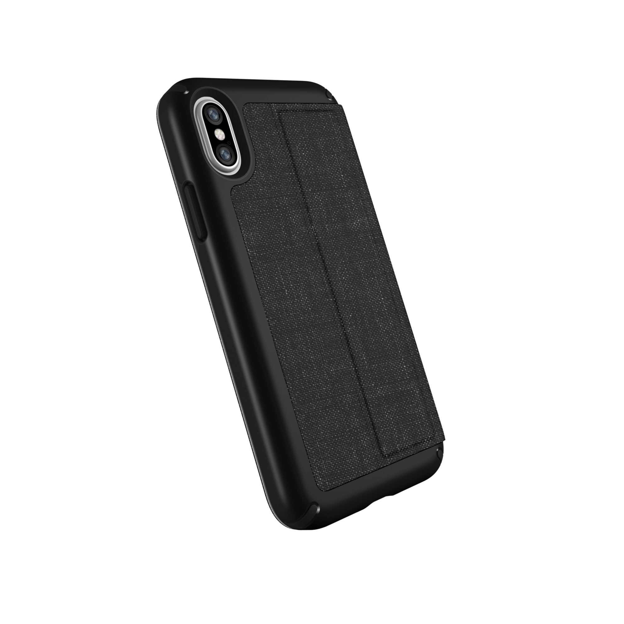Speck Presidio Folio Case with Privacy Screen Protector and Secure Card Slot for iPhone X - Like New
