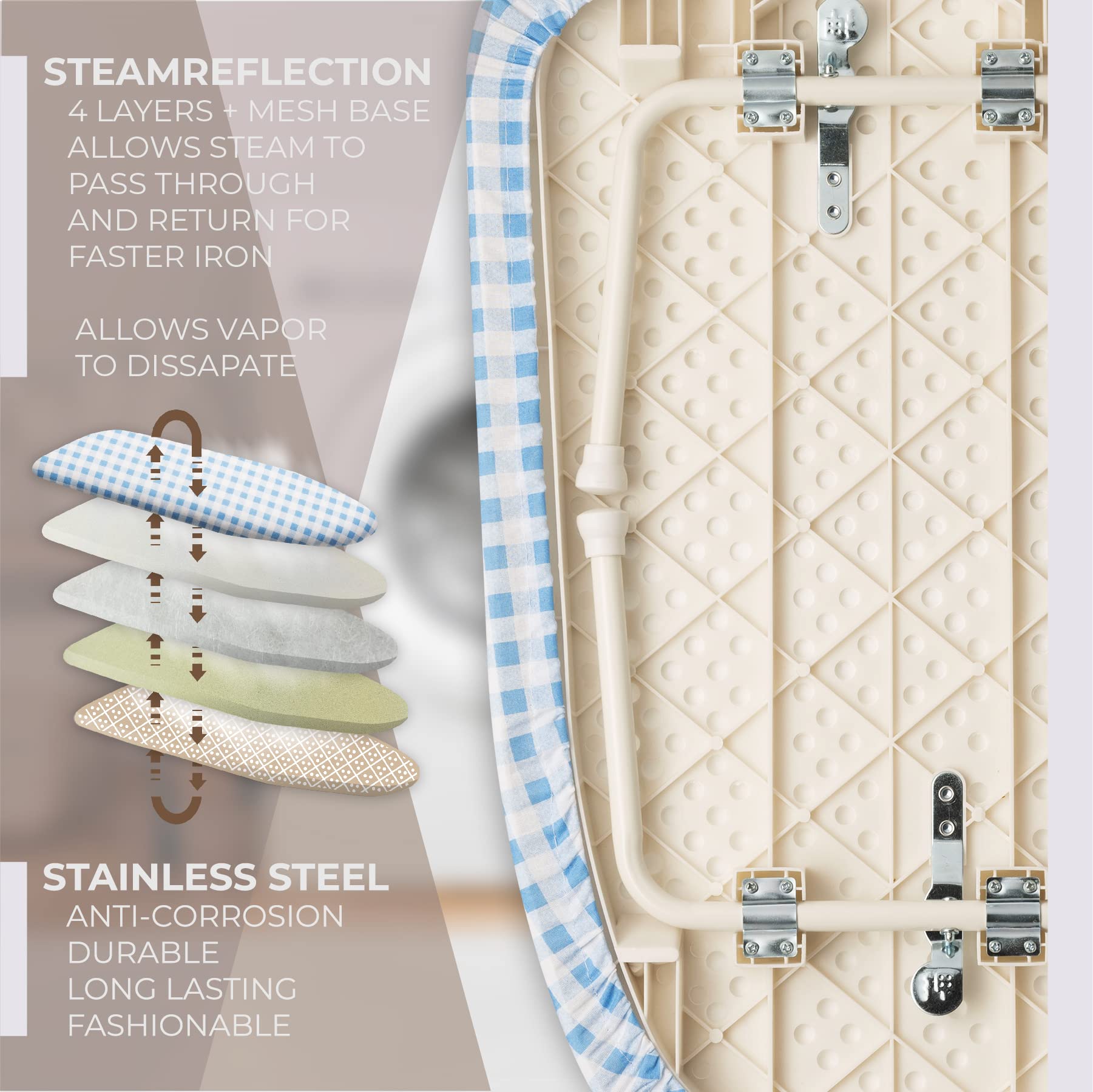 Bartnelli Tabletop Ironing Board -Small - 24x15 Inches - Like New