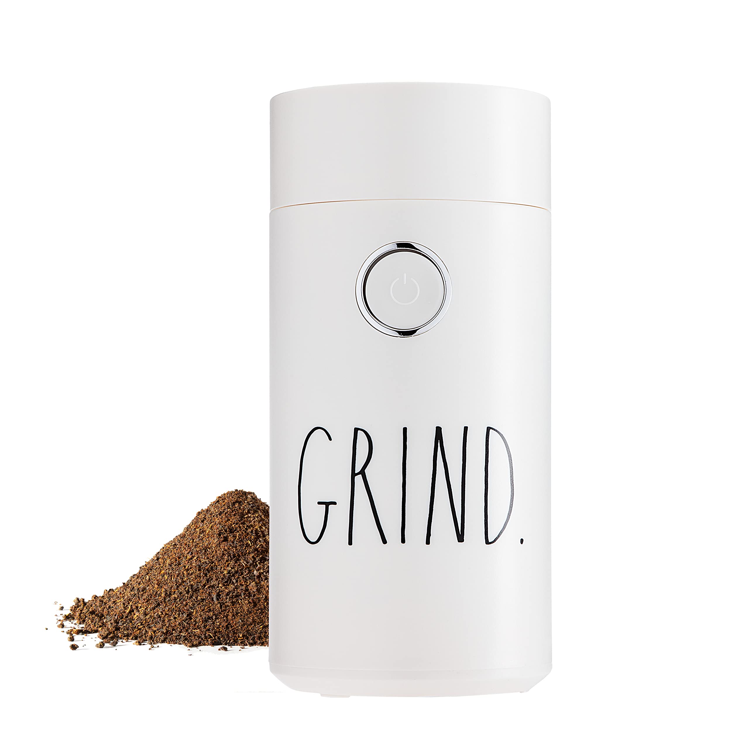 Rae Dunn Electric Coffee Grinder, Great Grinder for Coffee, French Press, Espresso, and Drip Coffee, Grinders for Spices, Seeds, Nuts, Grains, and Herbs - Like New