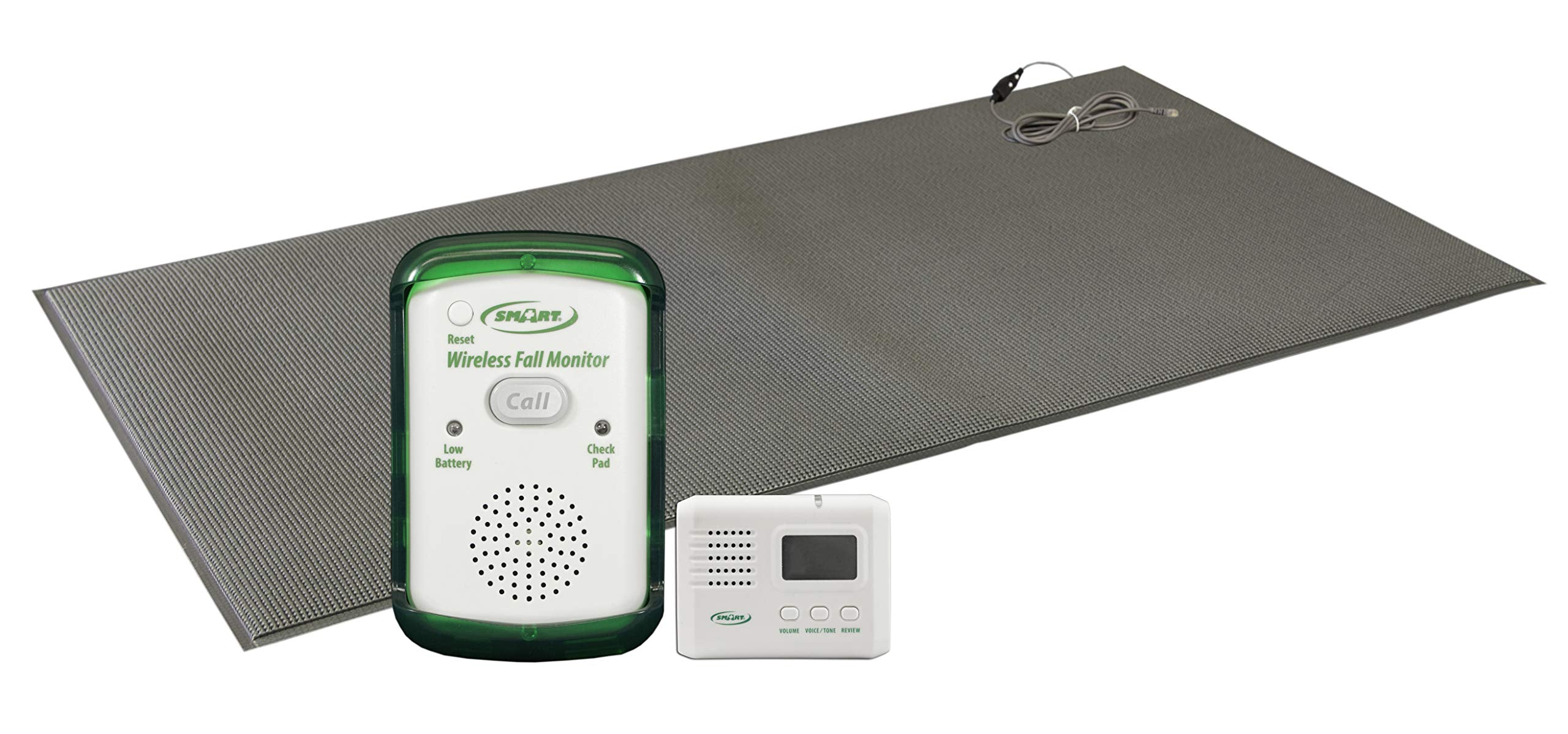 Wireless Alarm & Pager with Weight Sensing Floor Mat - Alert a Caregiver in Another Room! - Like New