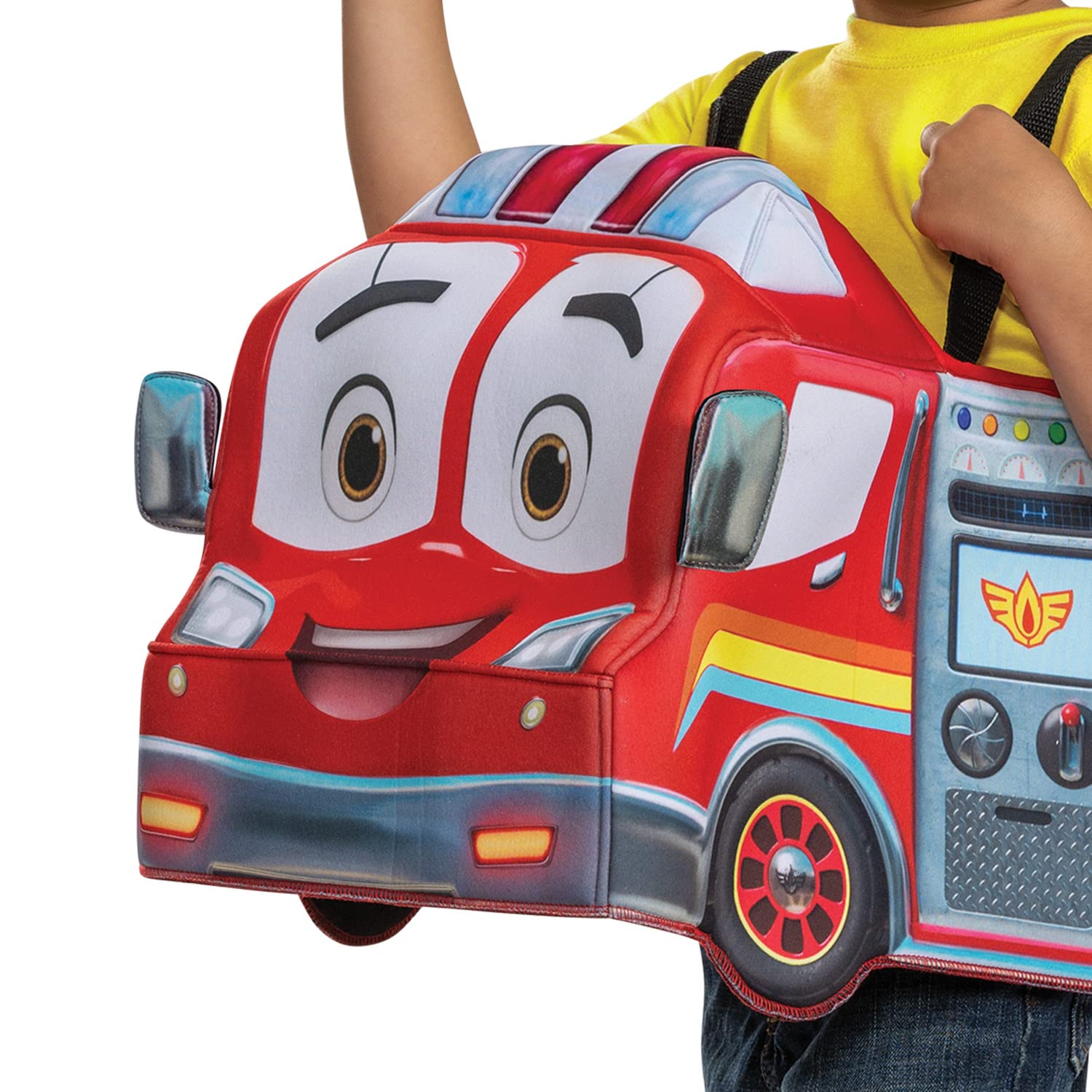 Disguise Bo 3D Vehicle Ride-On Costume, Official Firebuds Toddler Dress Up Accessory, Up to Size 6