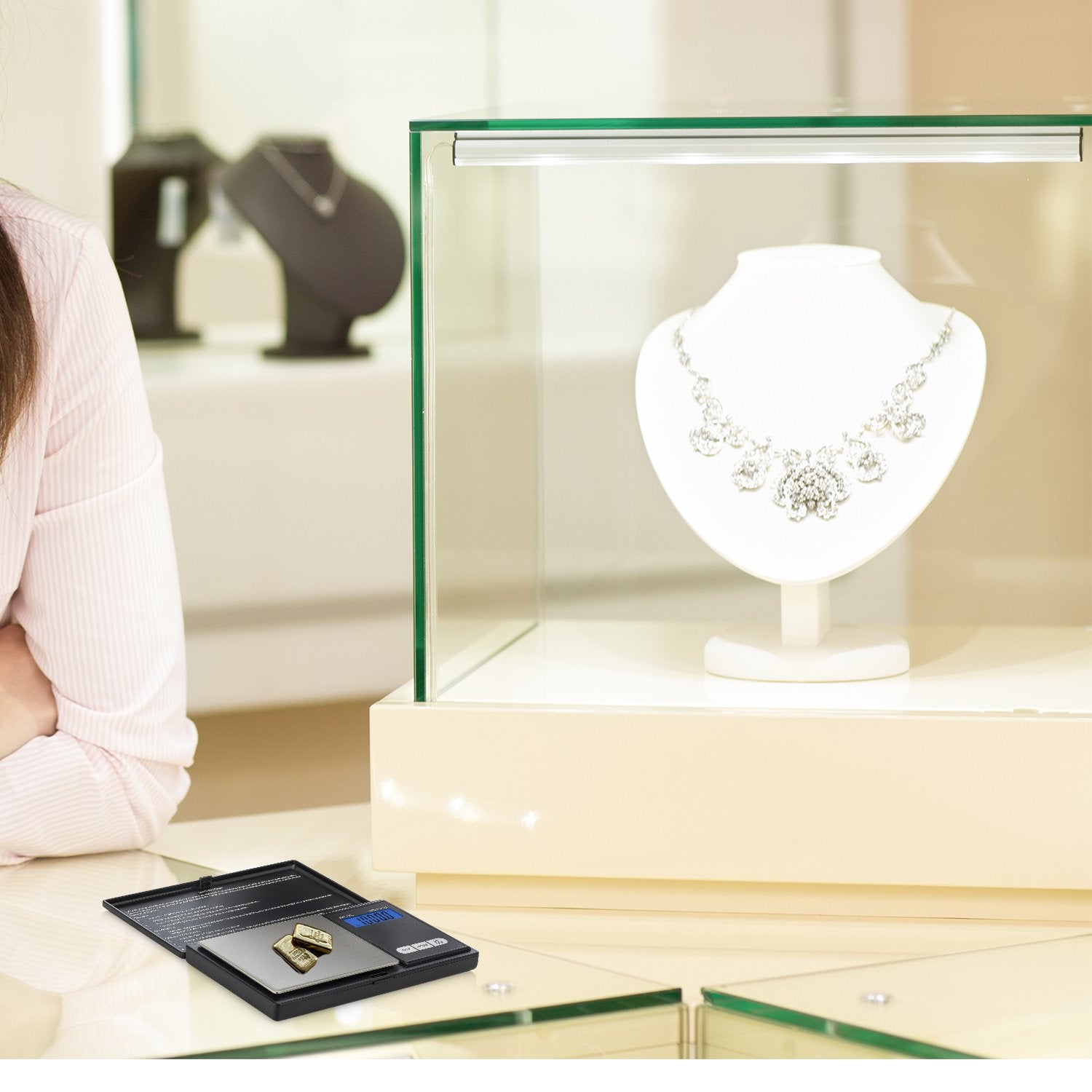 Smart Weigh Digital Pocket Gram Scale, Small Letter Gram Scale, Jewelry Scale, Food Scale, Medicine Scale, Kitchen Scale Black, Battery Included - Very Good